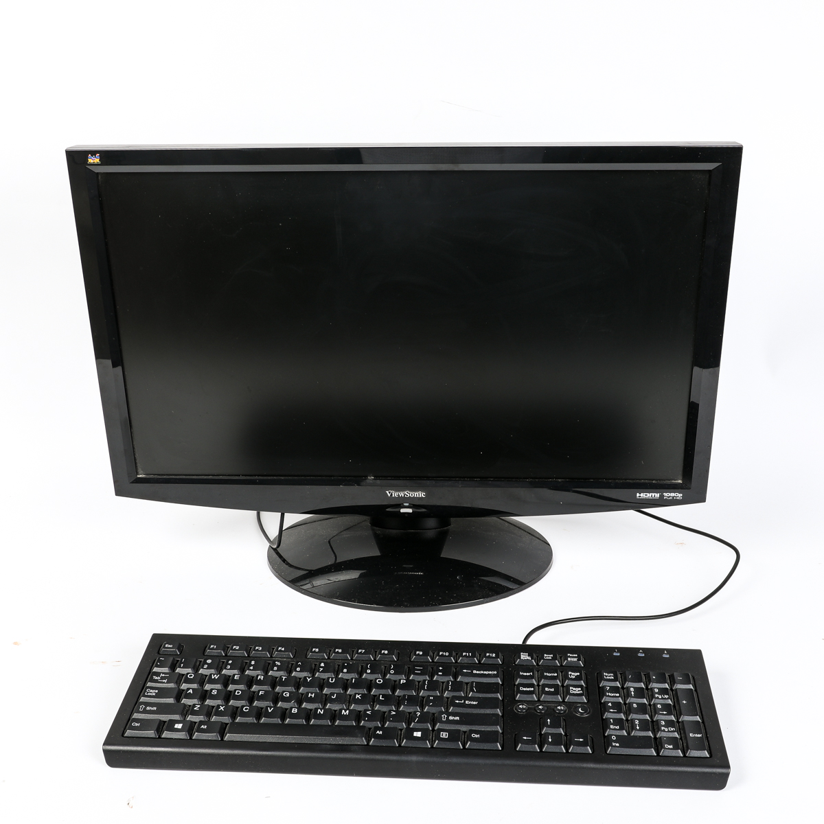 HP Desktop Pavillion 500PC Computer with Viewsonic Windows Screen