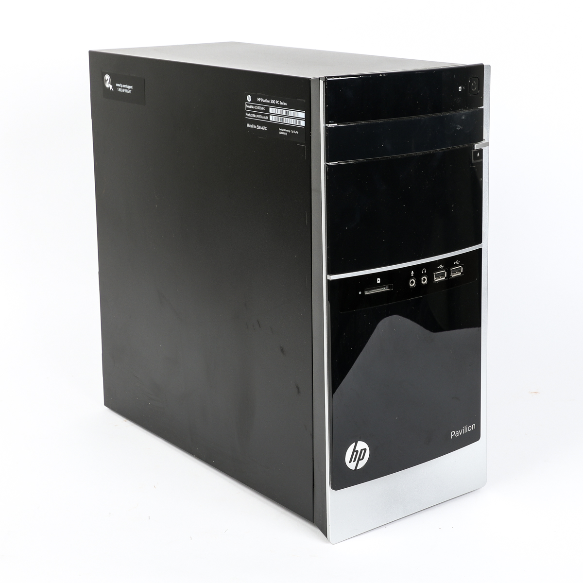 HP Desktop Pavillion 500PC Computer with Viewsonic Windows Screen