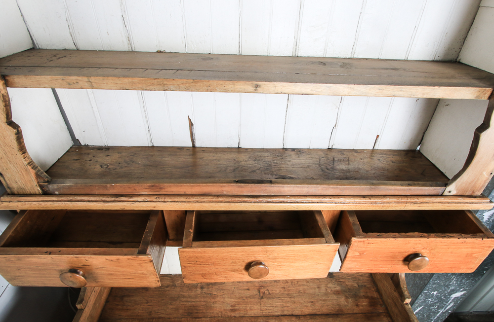 Antique  Country  Dry Sink Cupboard