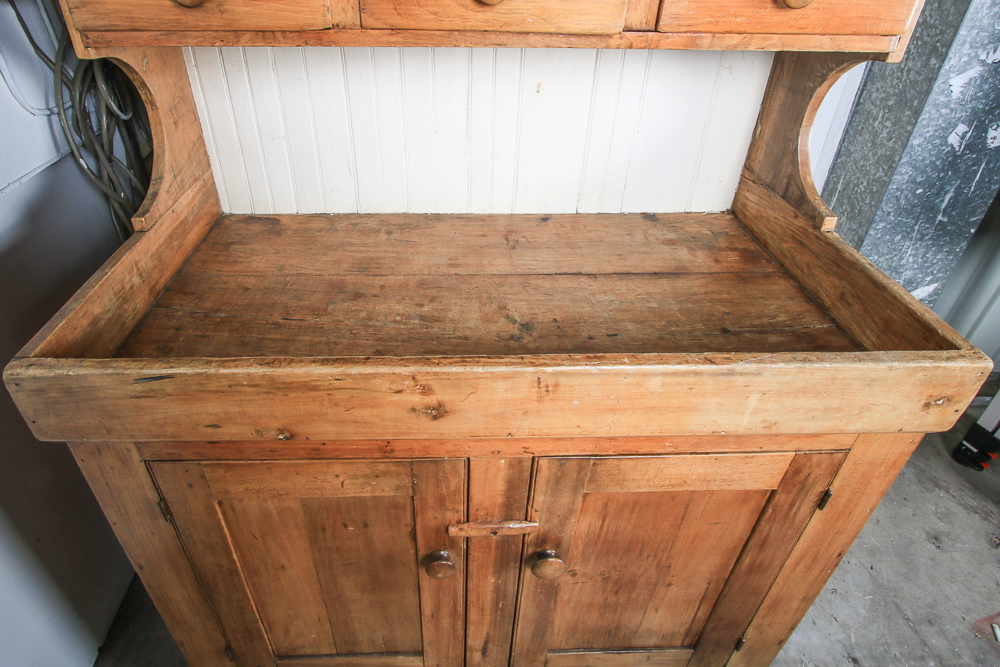 Antique  Country  Dry Sink Cupboard