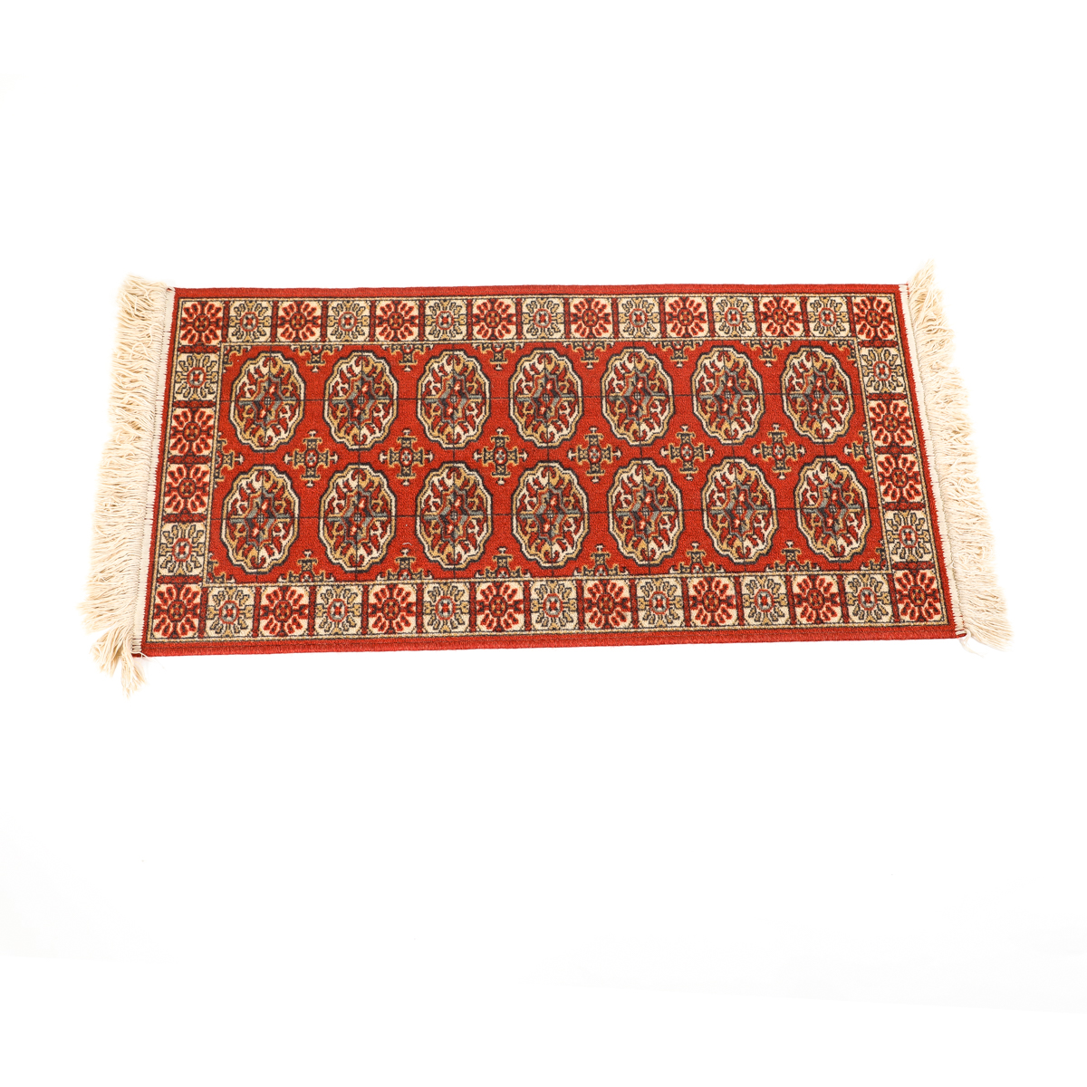 Machine Made Belgian Bokhara-Style Accent Mat
