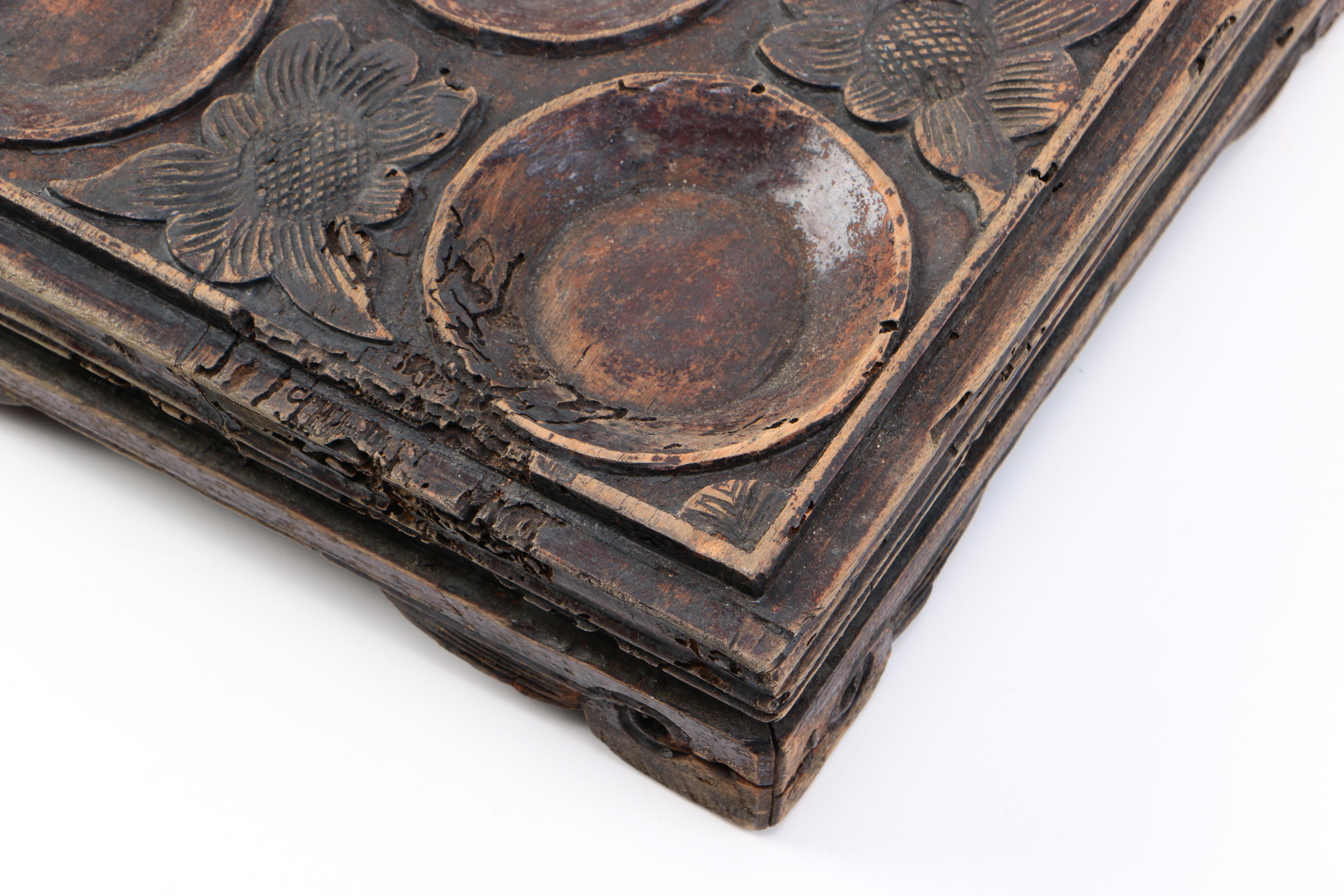 Chinese Carved Wooden Box