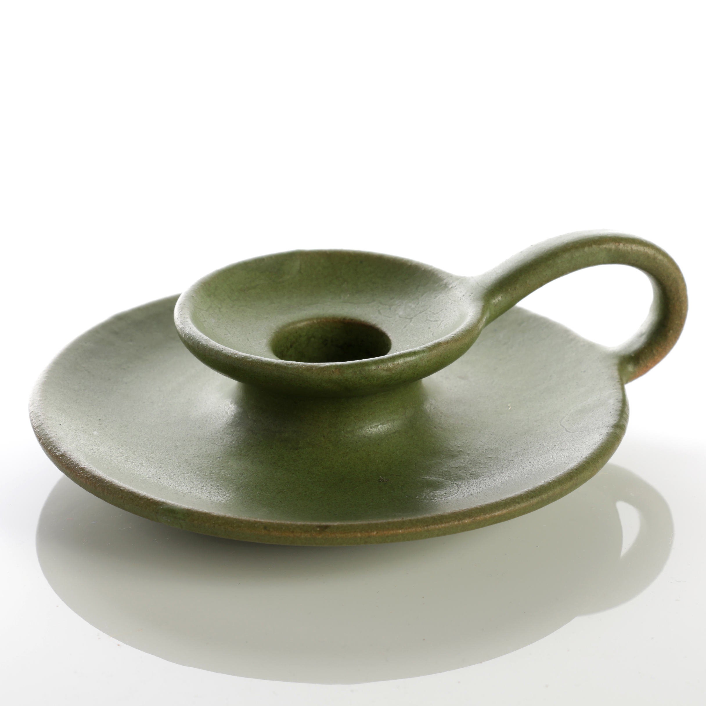 Marblehead Green Candle Holder