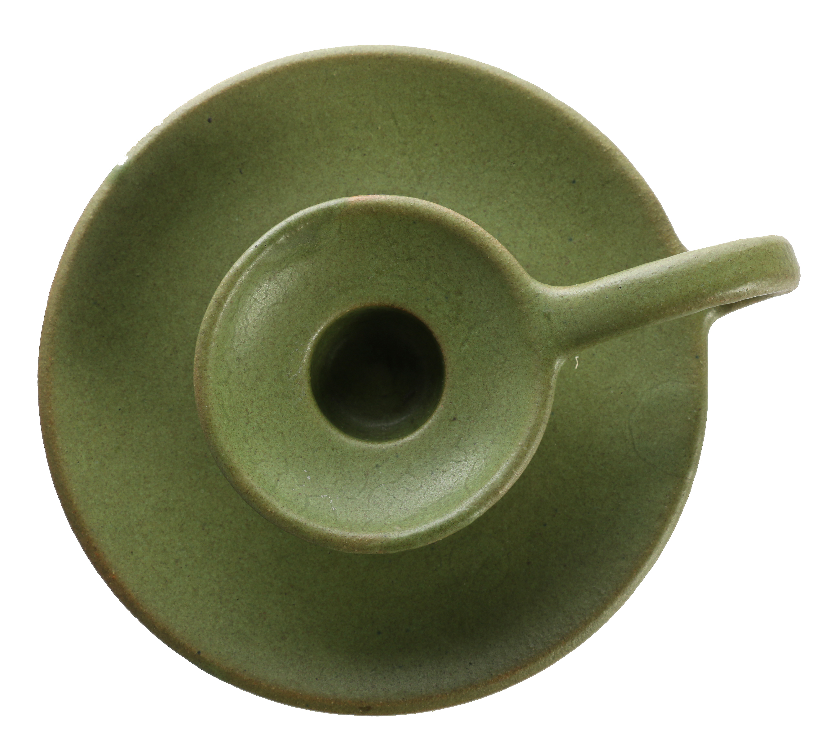 Marblehead Green Candle Holder