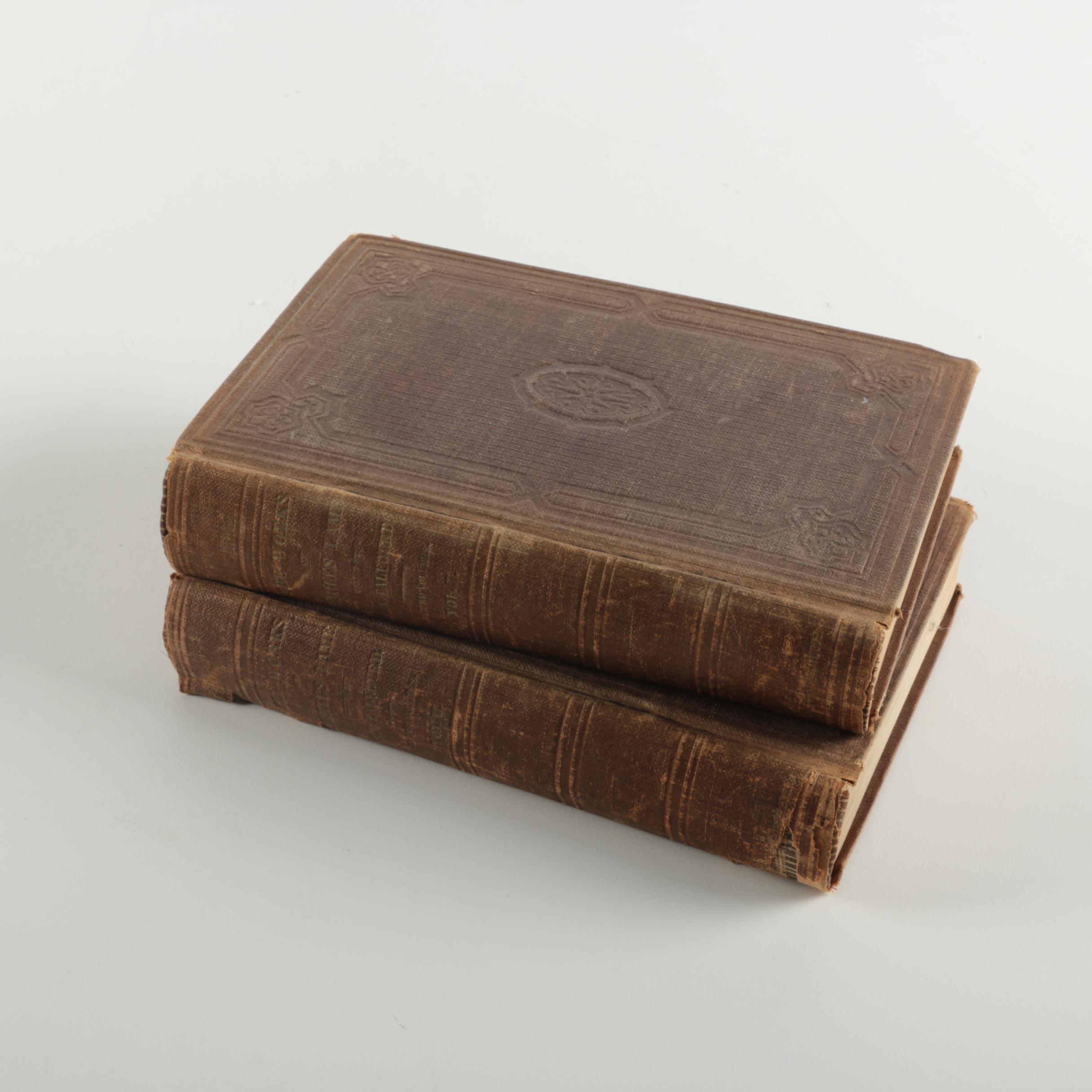 1864 Two-Volume "The Works of Charles Lamb" by Sir Thomas Noon Talfourd