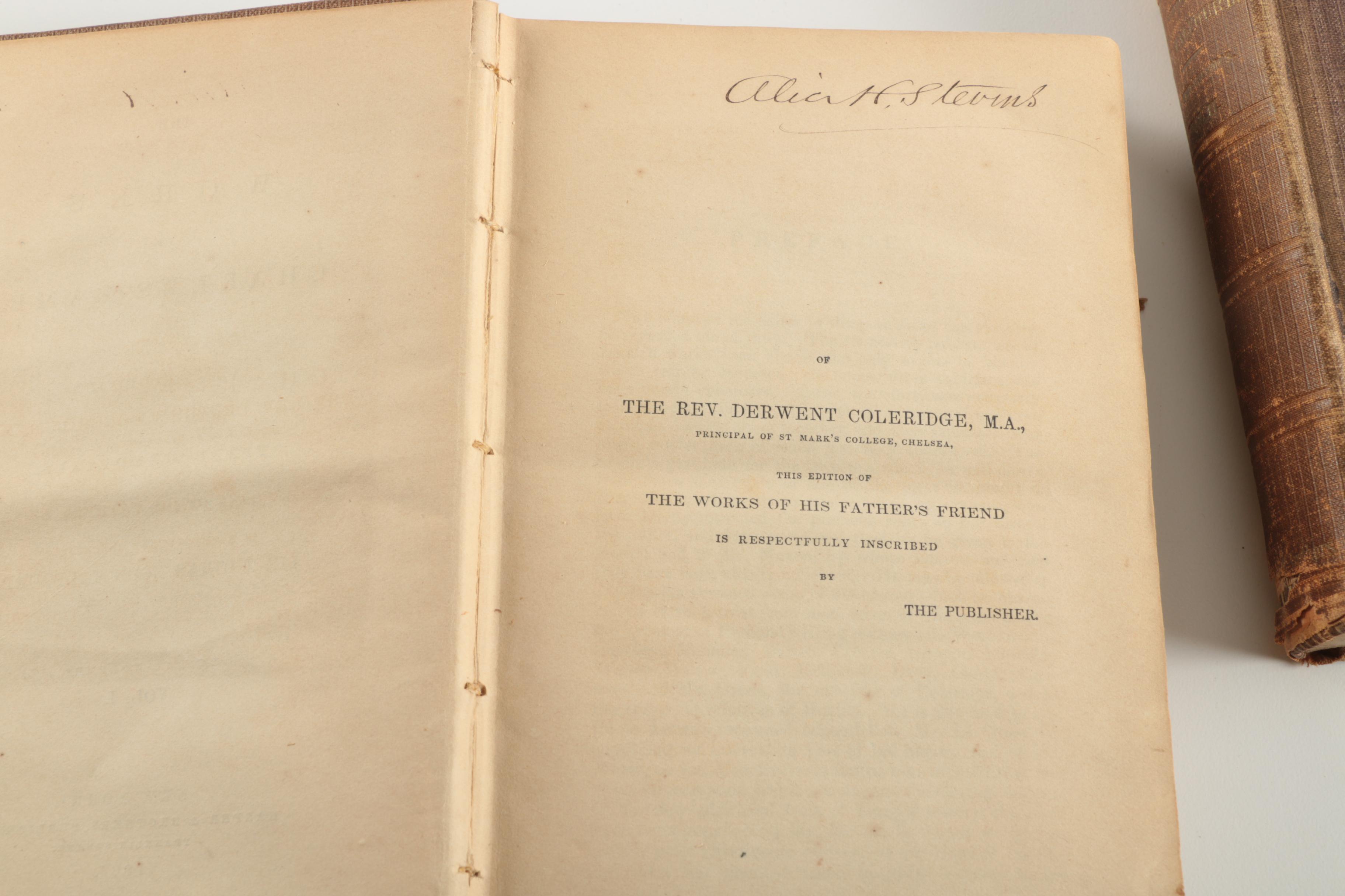 1864 Two-Volume "The Works of Charles Lamb" by Sir Thomas Noon Talfourd