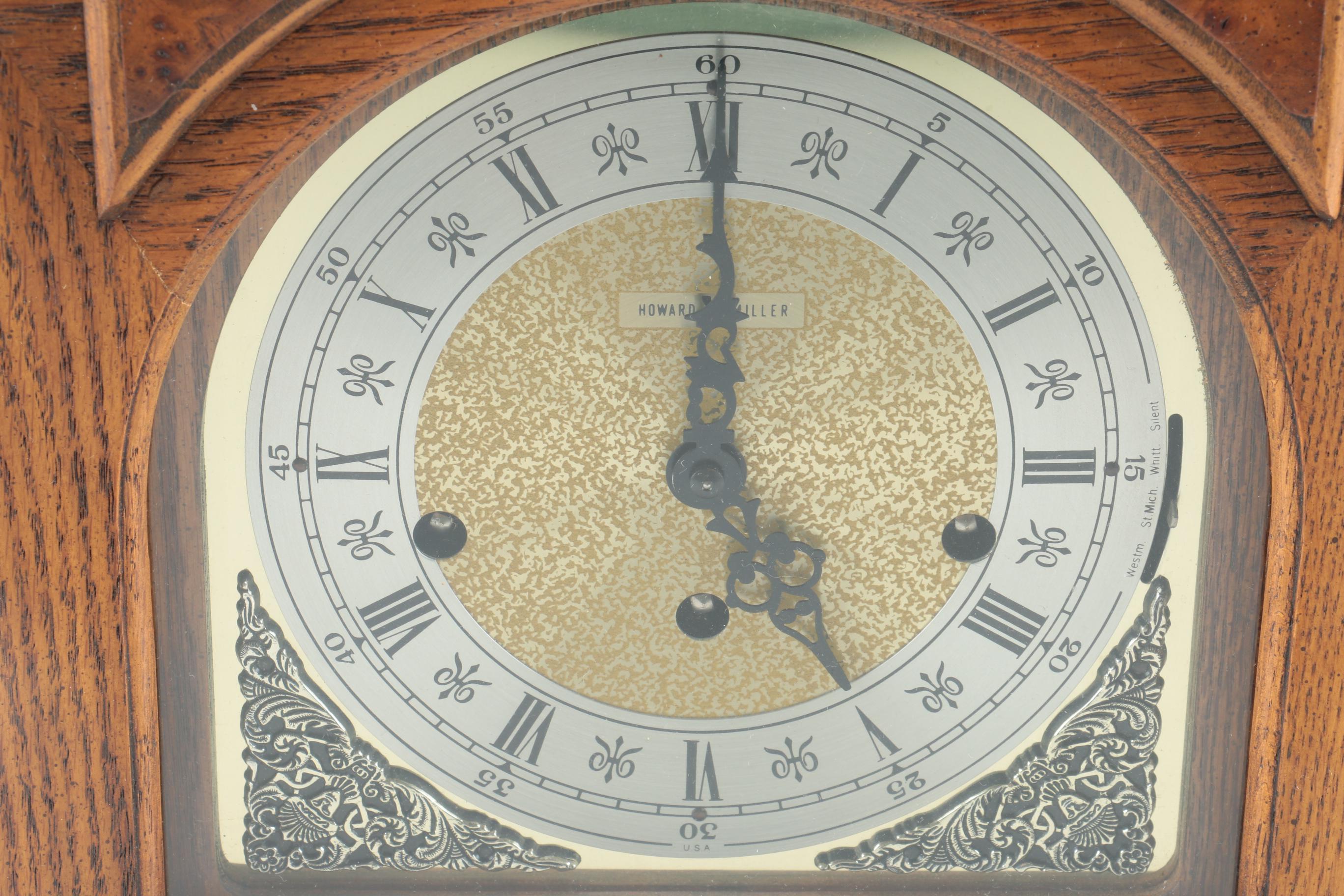 Howard Miller Wood Mantel Clock