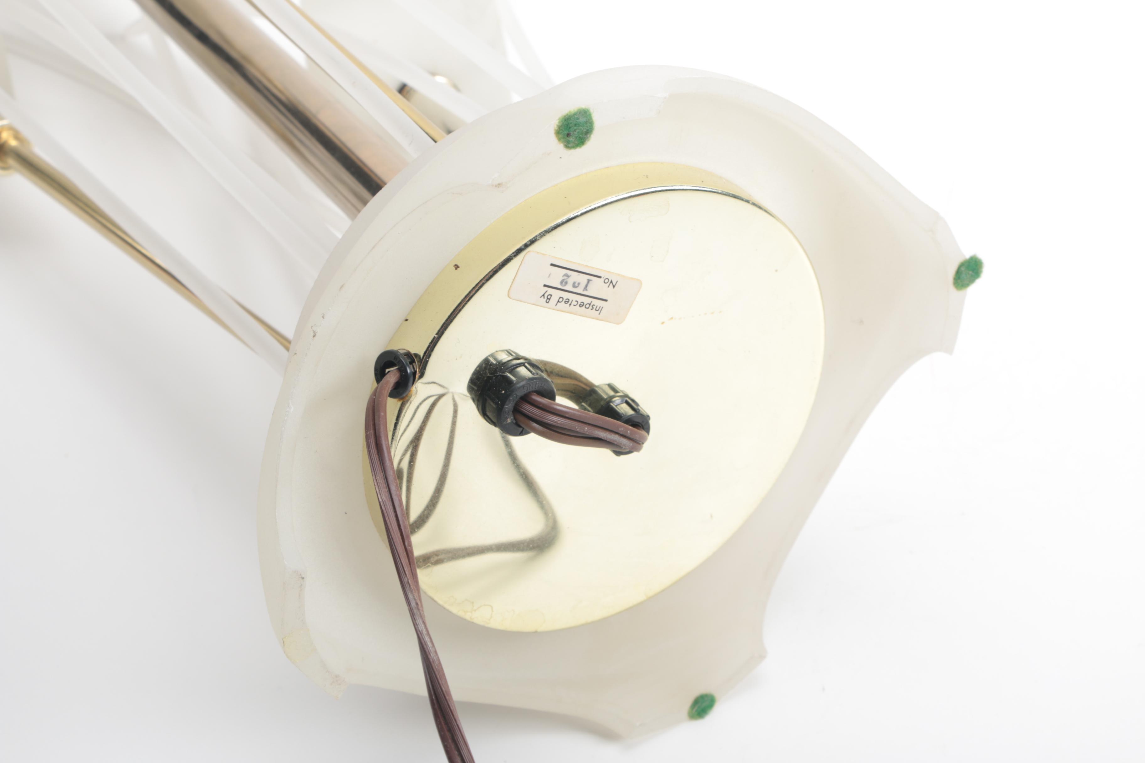 Modern White Plastic Tulip Table Lamp