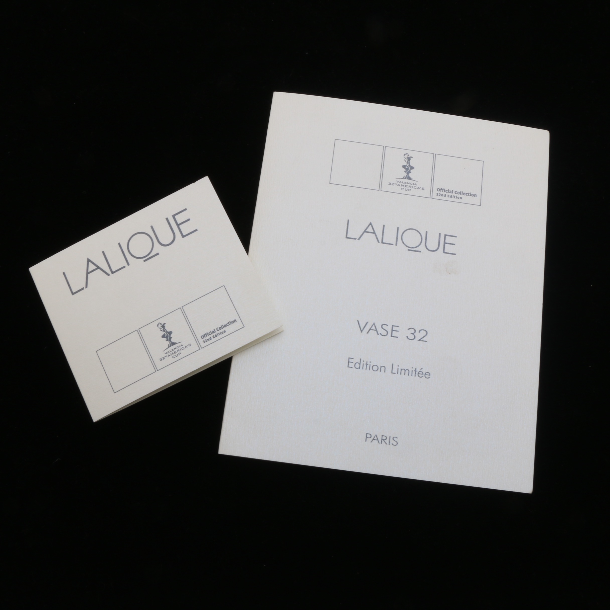 Lalique Crystal Limited Edition "Vase 32" for the 32nd America's Cup Collection