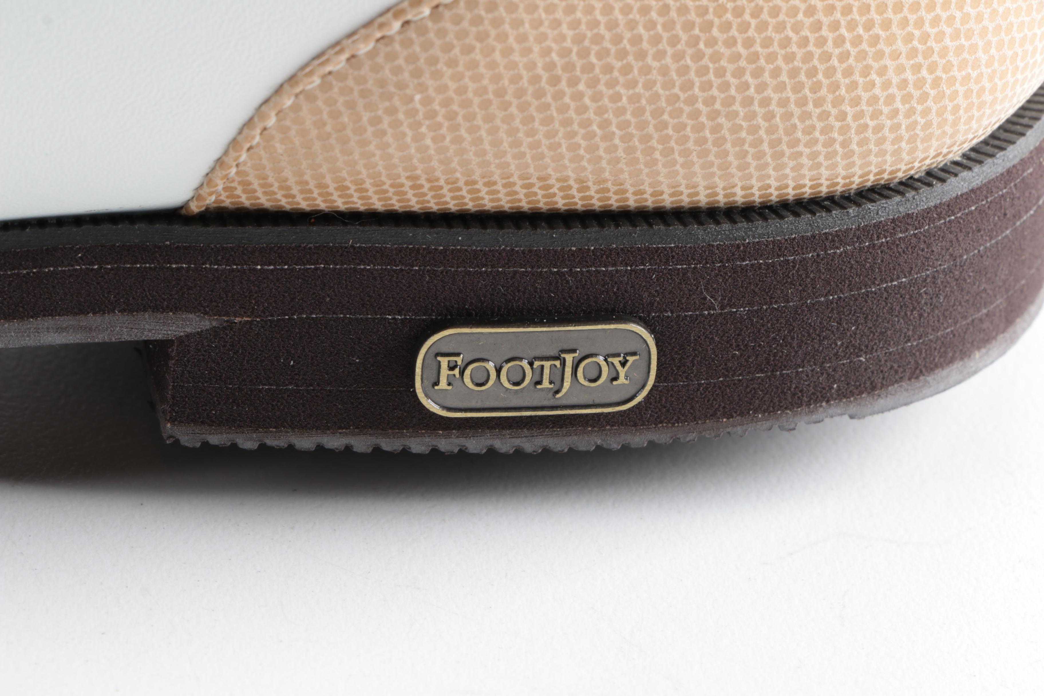 Women's Footjoy White Leather Golf Shoes