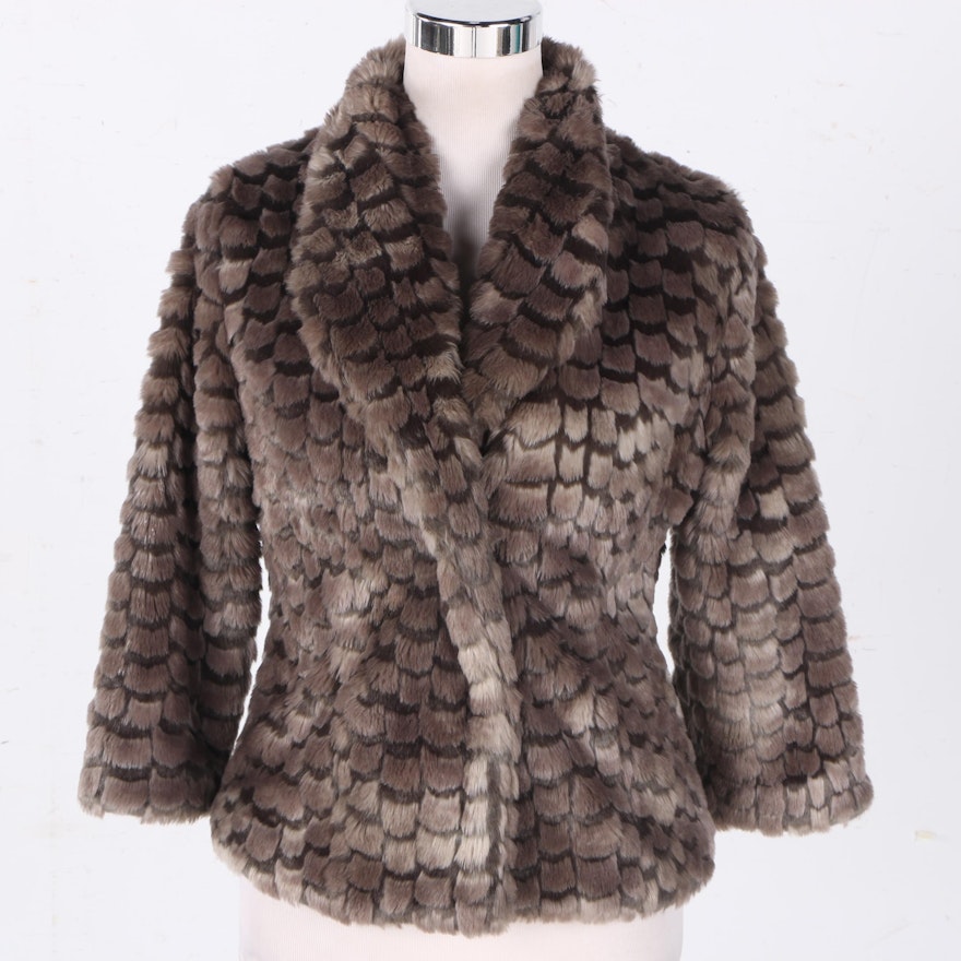 Nic + Zoe Women's Faux Fur Jacket