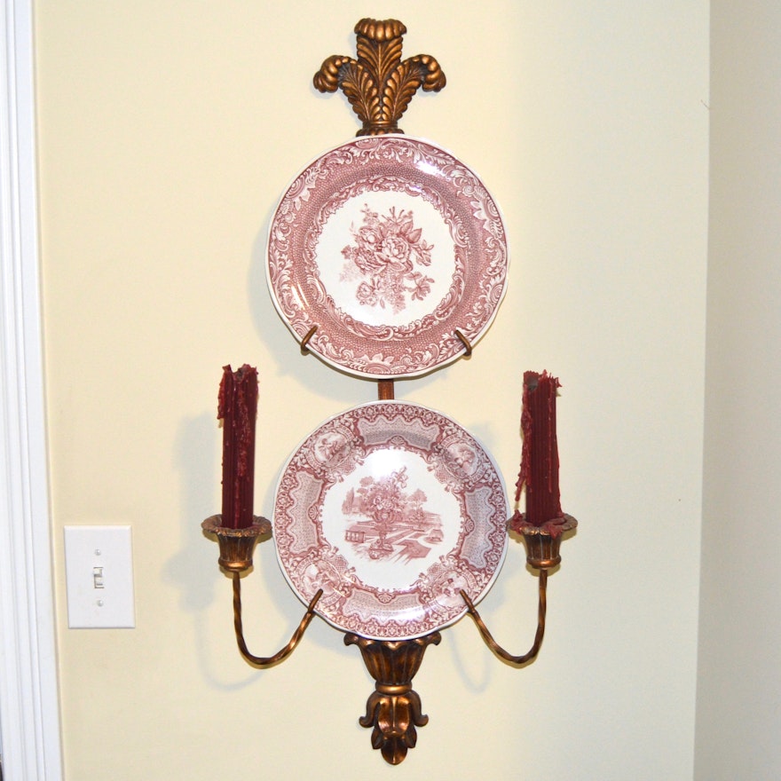 Spode China "Victorian Series" Decorative Plates and Wall Display