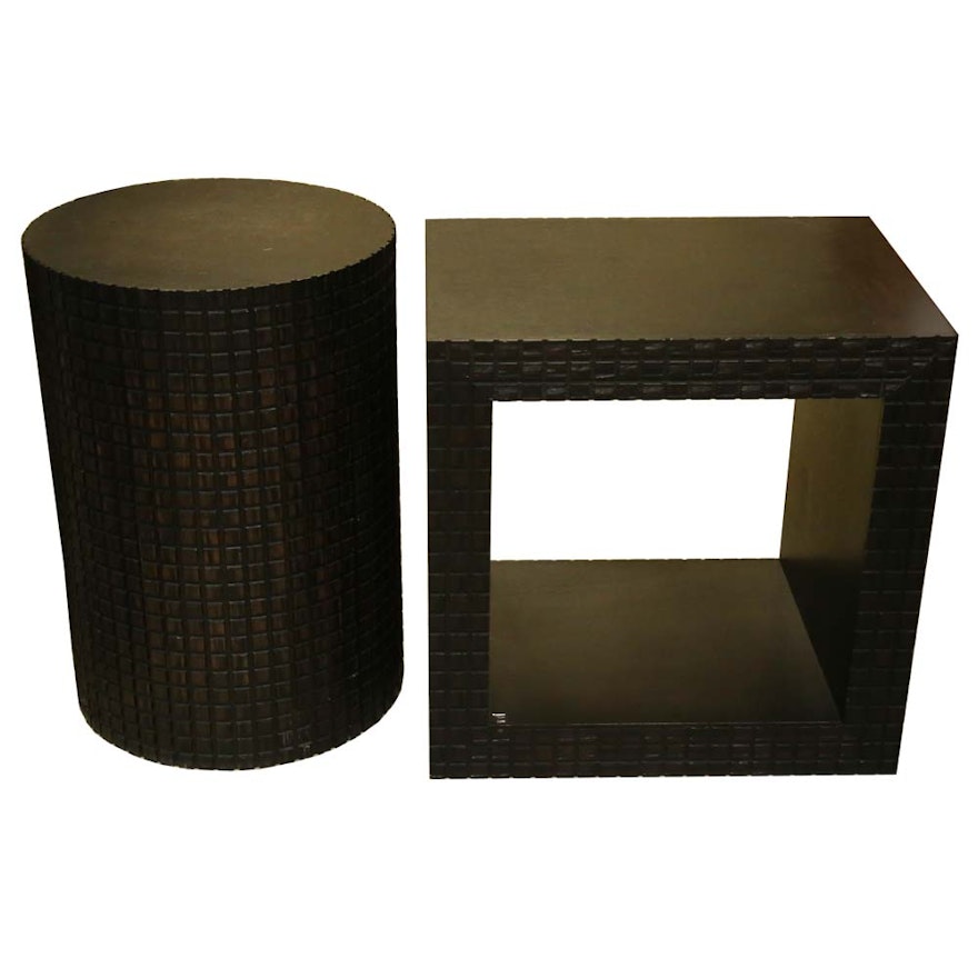 Pair of Modernist Accent Tables