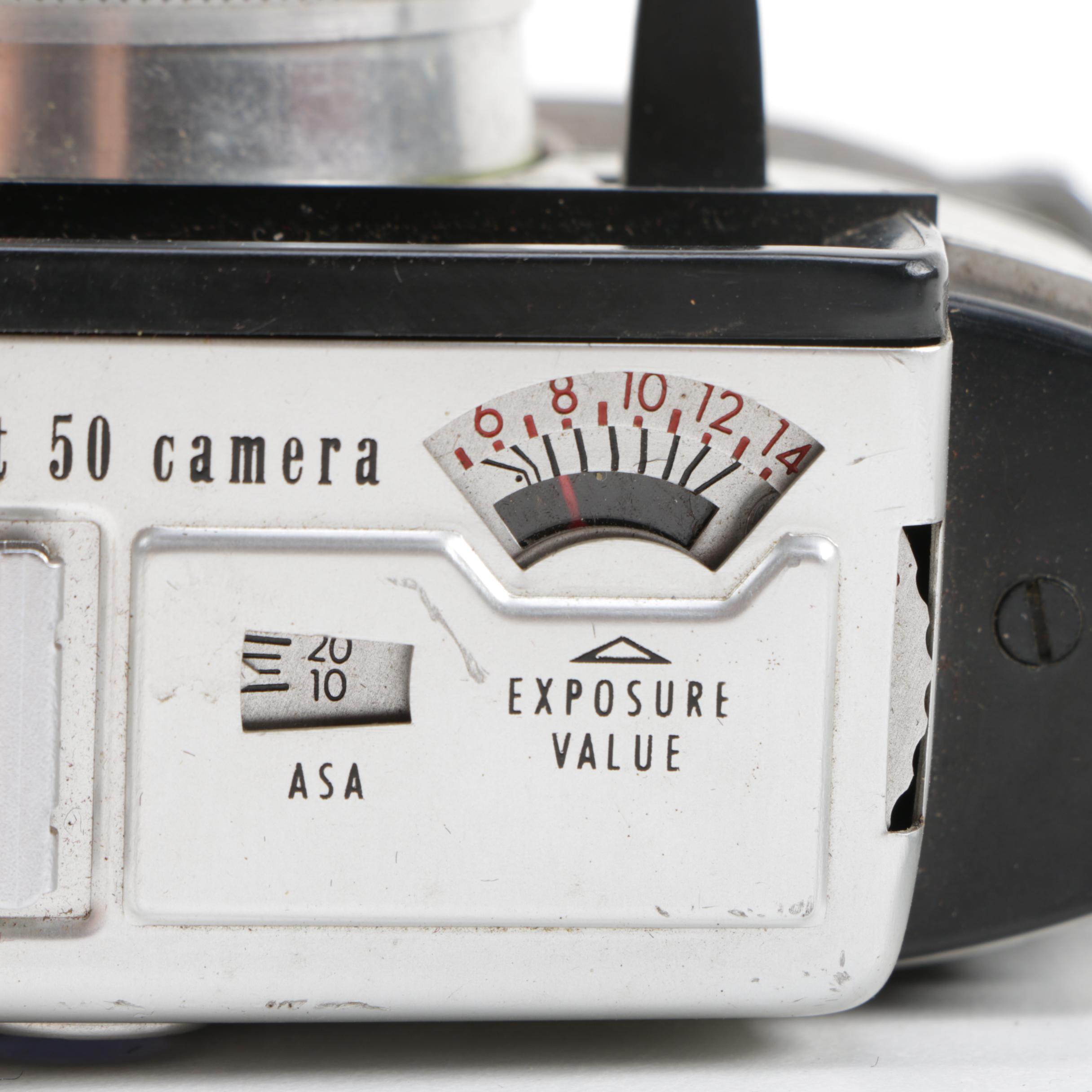 Vintage Kodak Signet 50 Camera with Leather Case