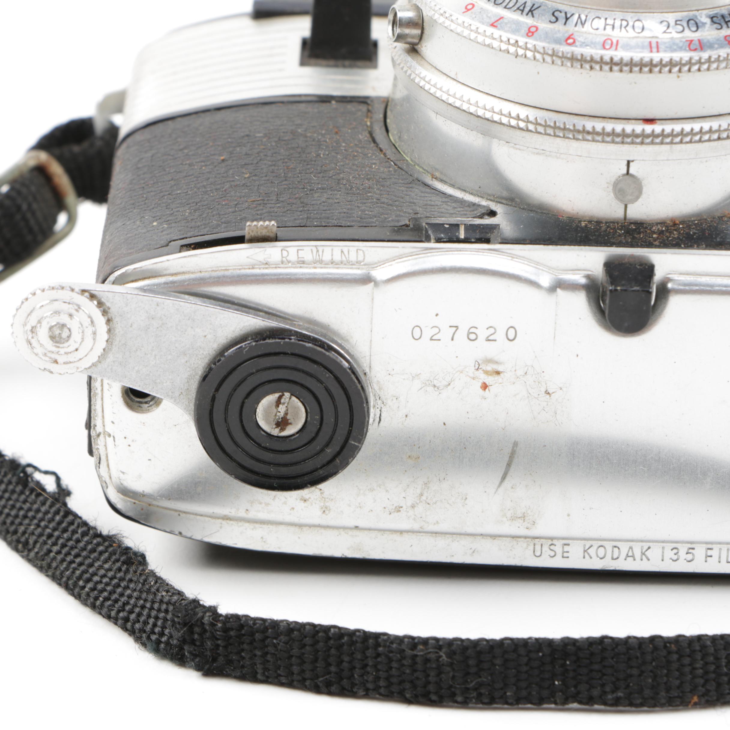 Vintage Kodak Signet 50 Camera with Leather Case