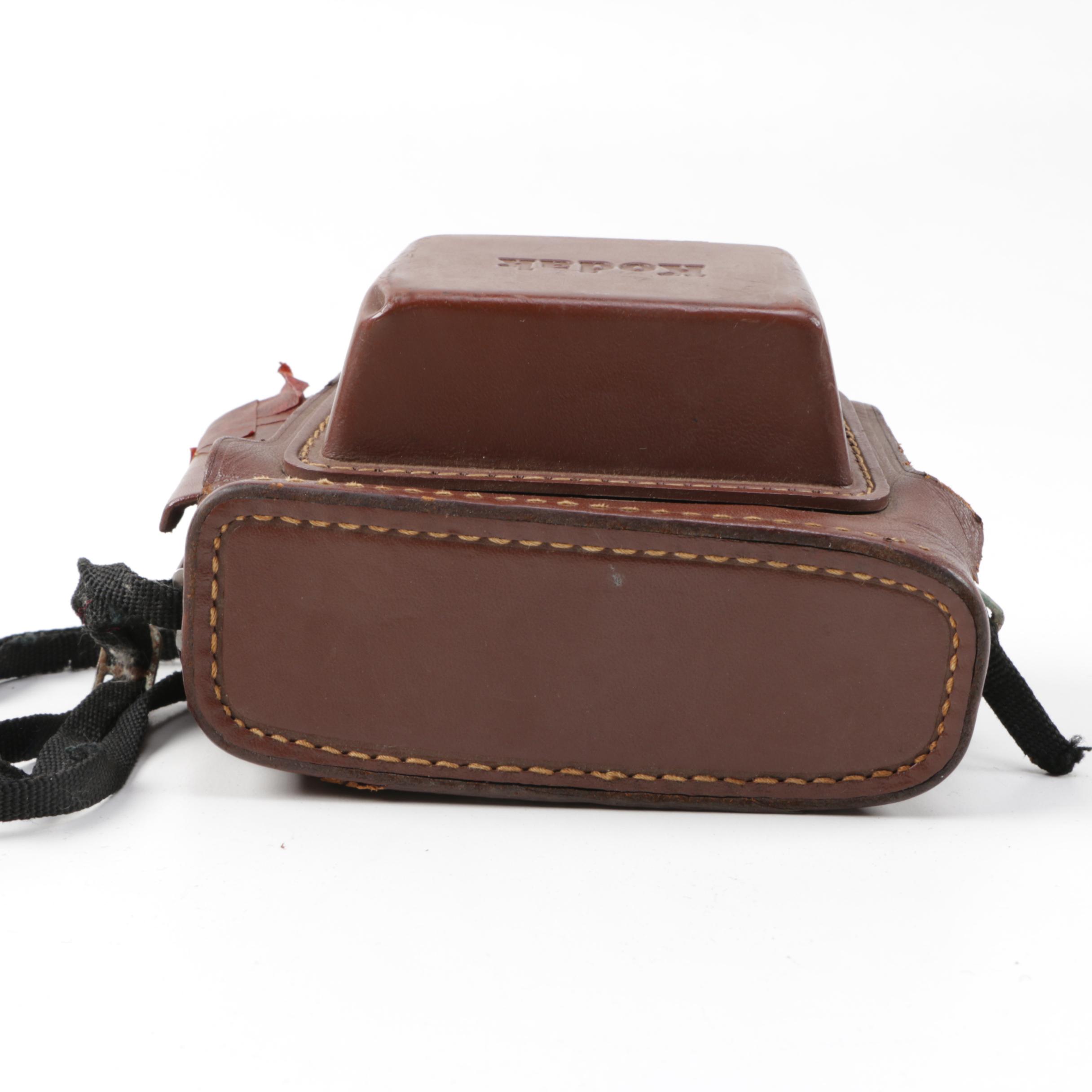 Vintage Kodak Signet 50 Camera with Leather Case