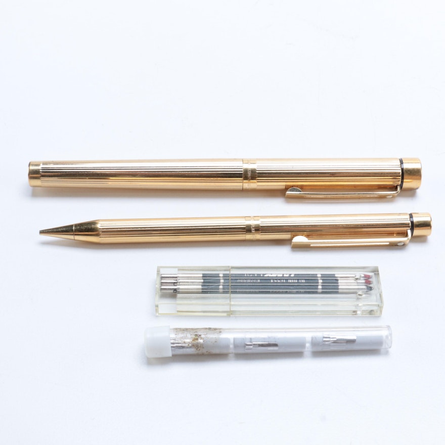 Sheaffer Gold Electroplated Pen Set