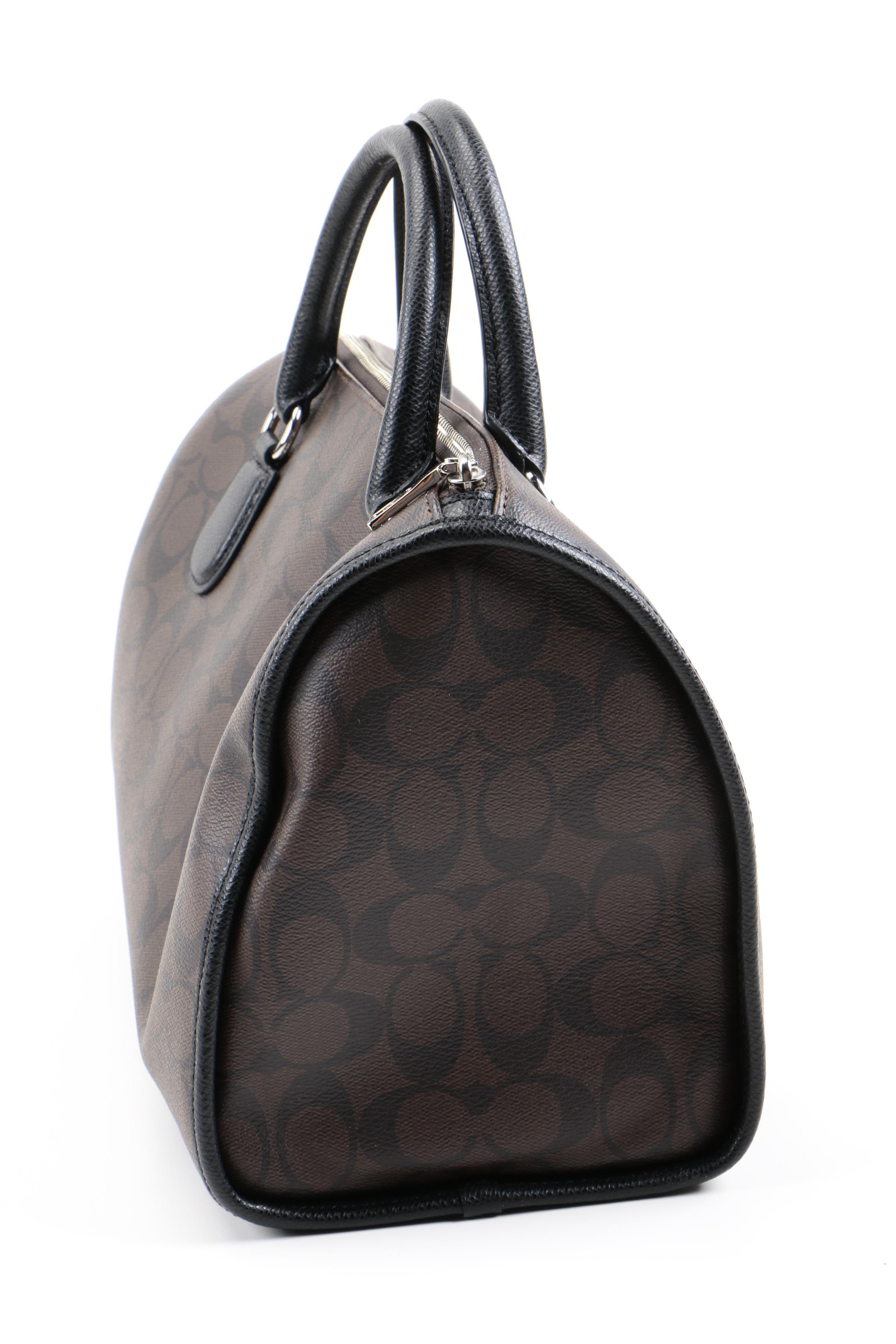 Coach Signature Stripe Bennett Satchel