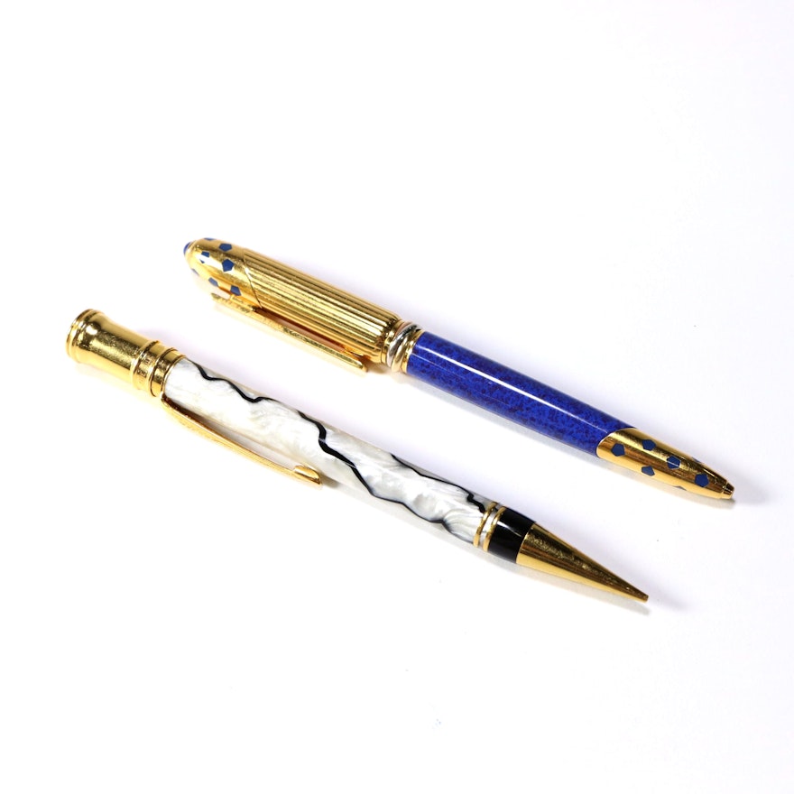 Cartier Pen and Parker Pencil