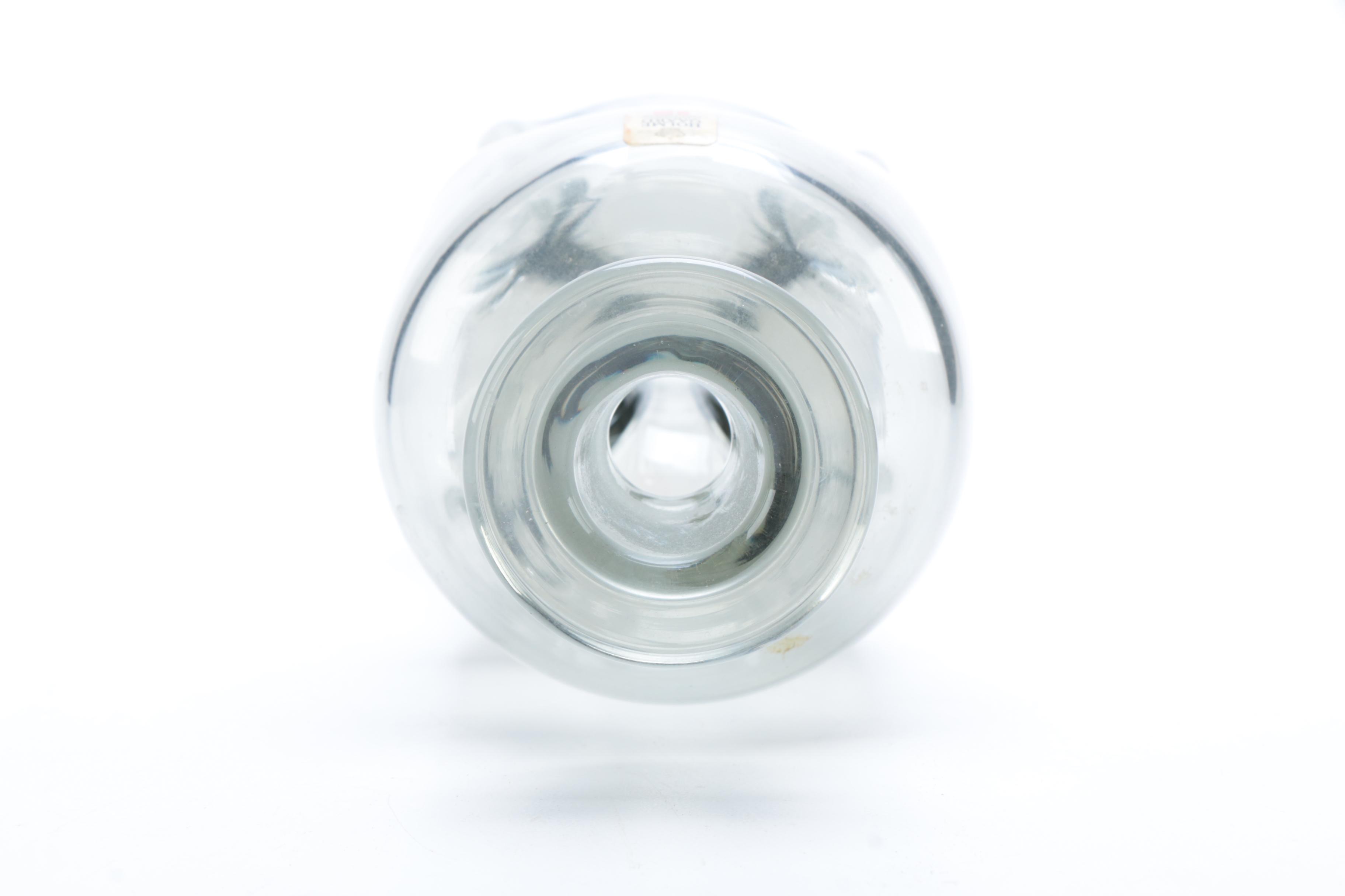 Holmegaard Dannish "Elsinore Smoke" Hand Blown Glass Decanter