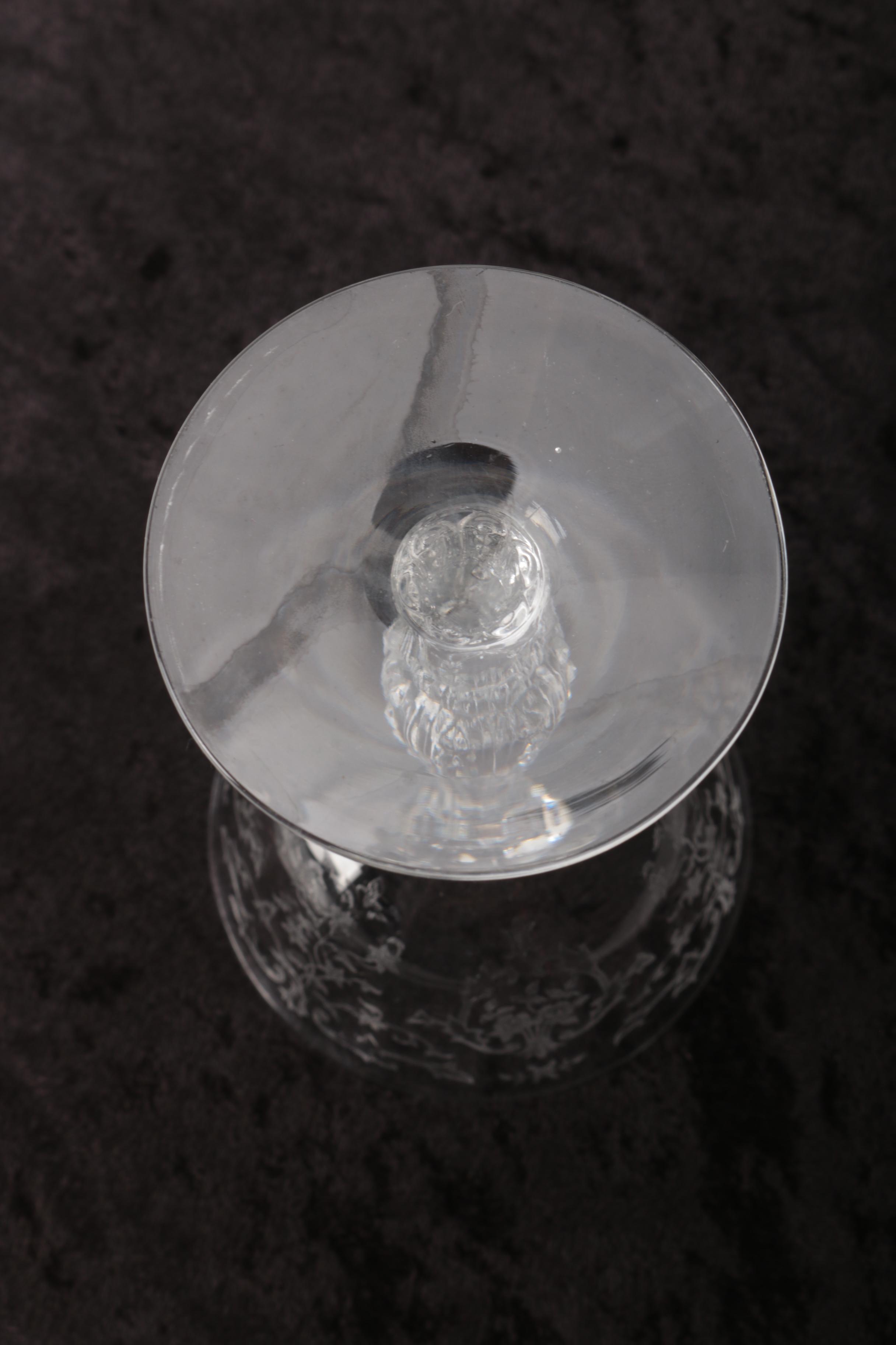 Etched Glassware Set