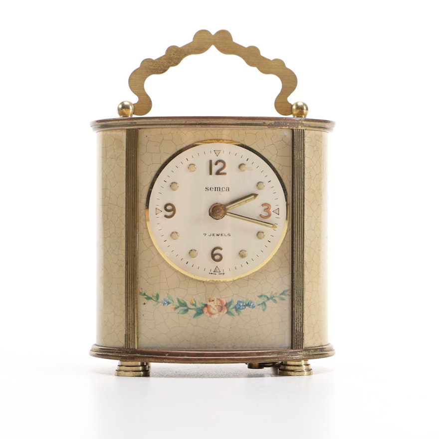 Semca Music Box Alarm Carriage Clock