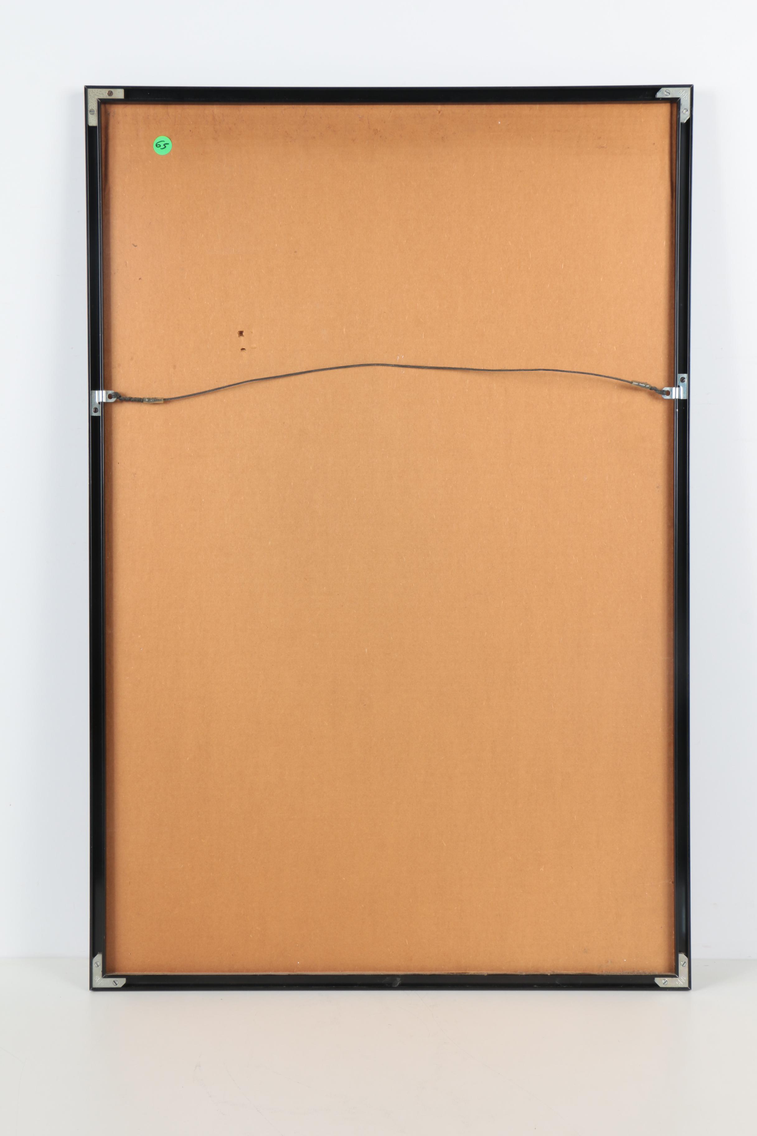 Serigraph Poster for the 1981 Art Expo New York Designed by Tom Kamifuji