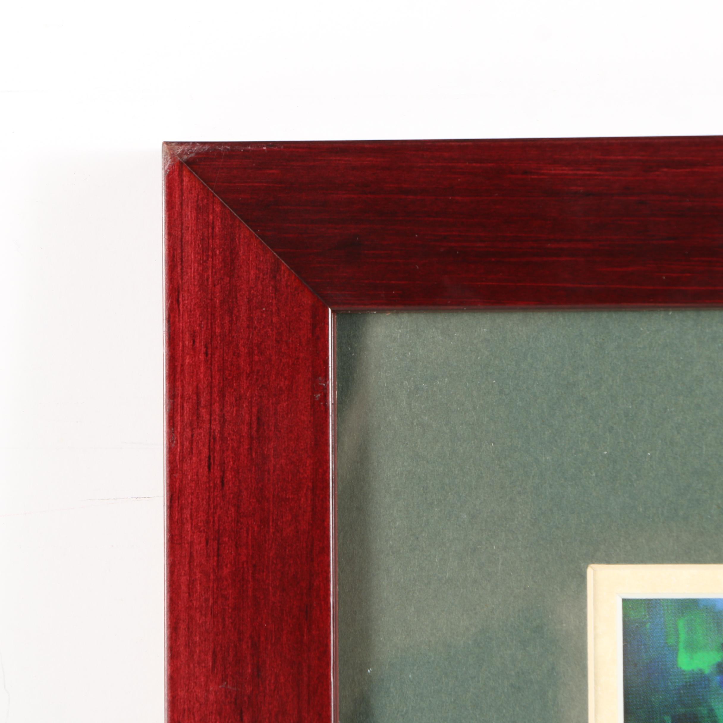 Offset Lithograph After Robert Hurst of Judy Rankin with Autograph