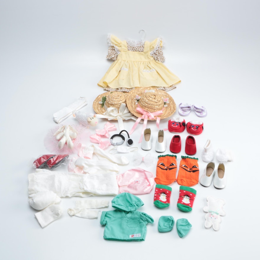 Assortment of Doll Clothing Accessories