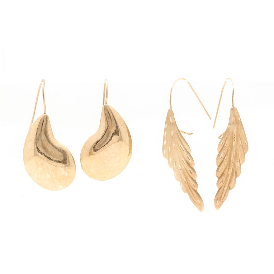 14K Yellow Gold Earring Selection