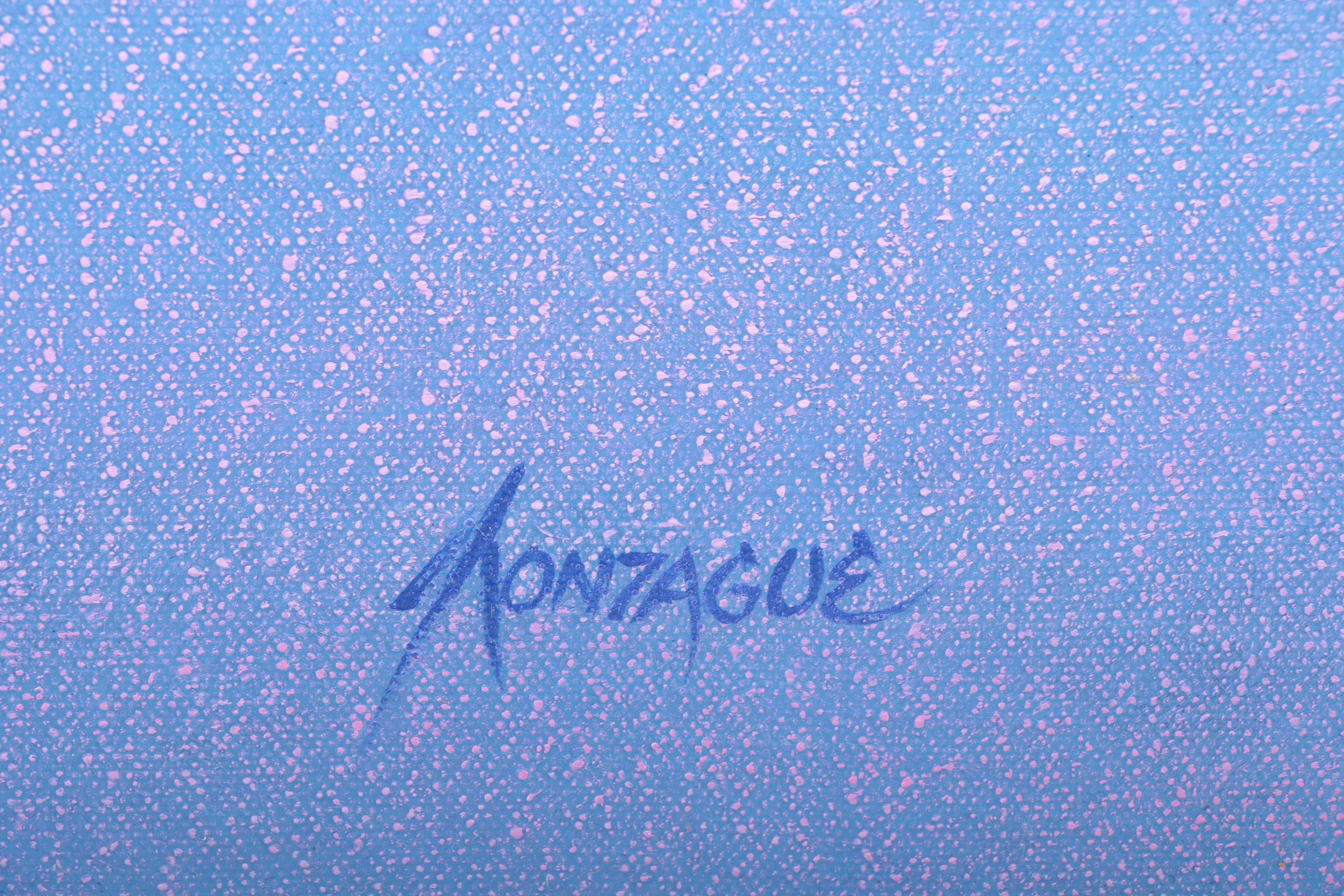 Mark Montague Oil Painting of Sand Dune at the Shore