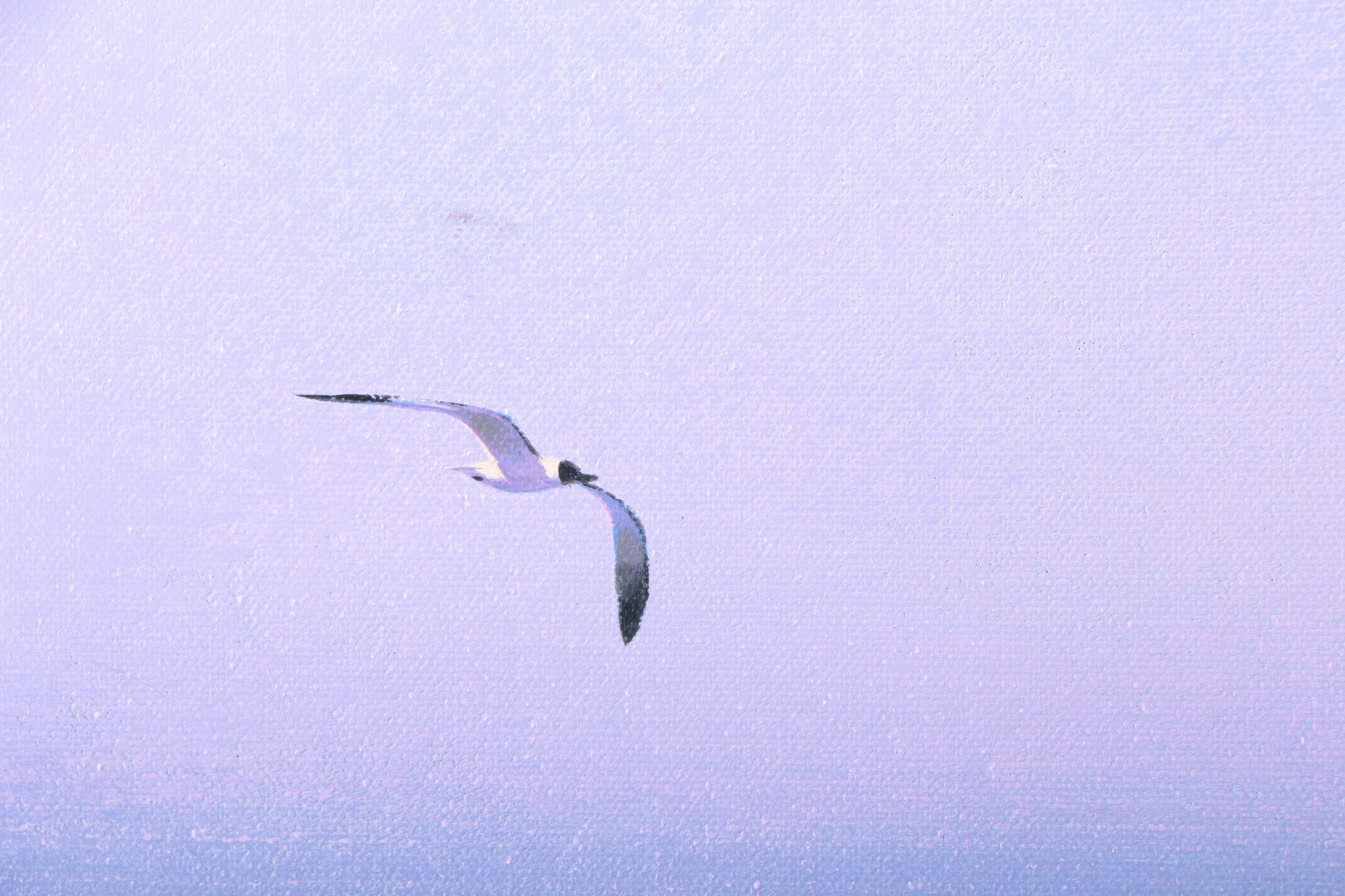 Mark Montague Oil Painting of Sand Dune at the Shore