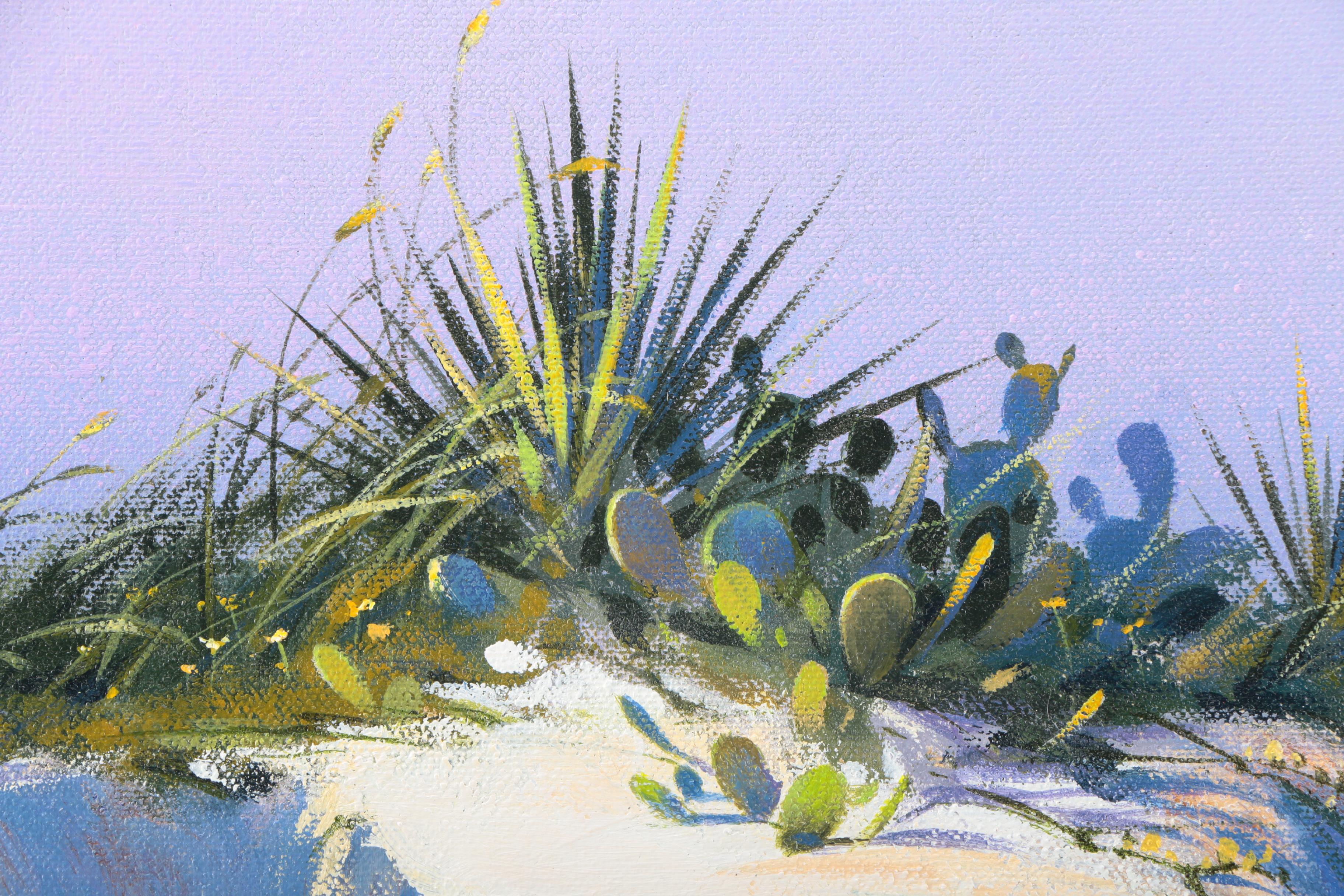 Mark Montague Oil Painting of Sand Dune at the Shore