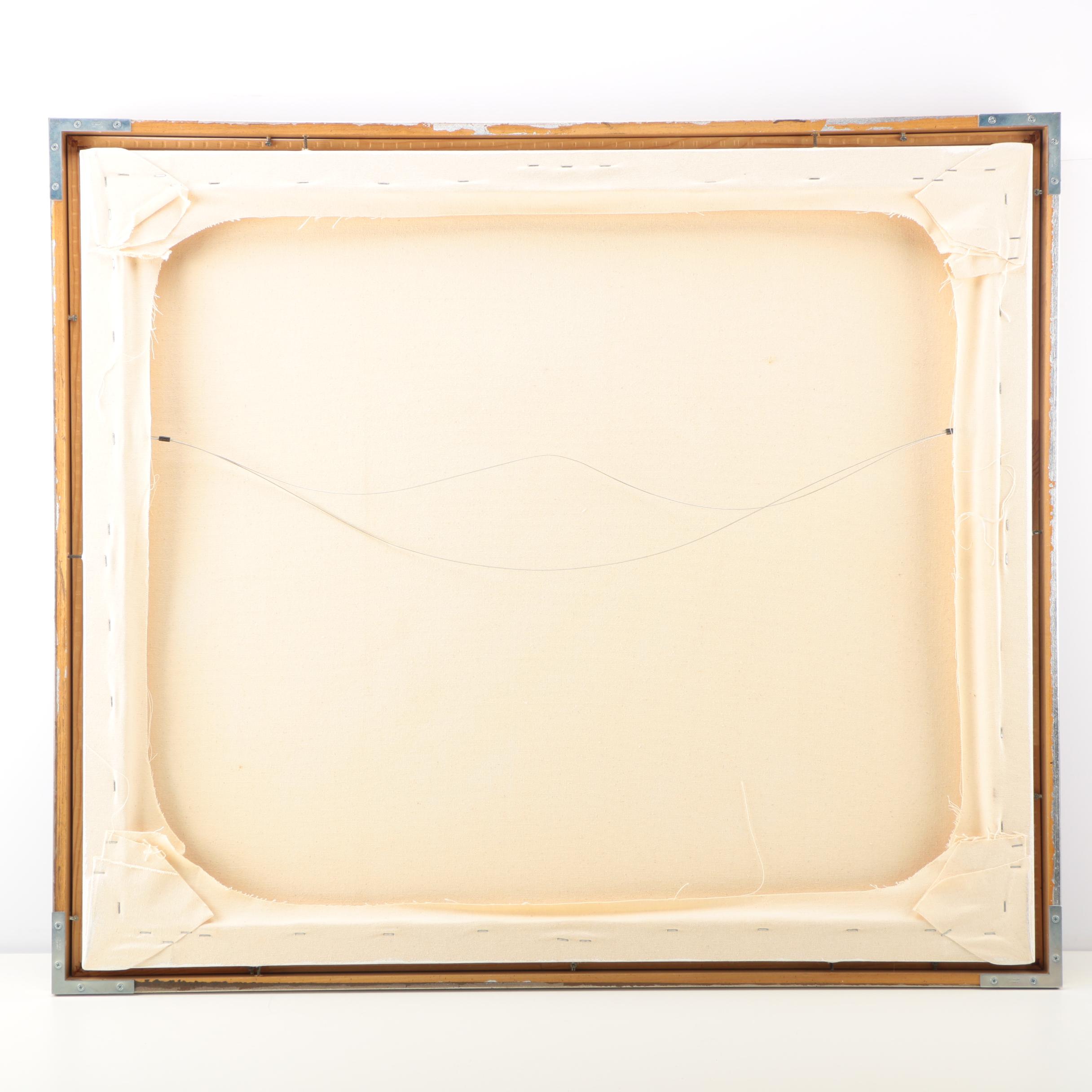 Mark Montague Oil Painting of Sand Dune at the Shore