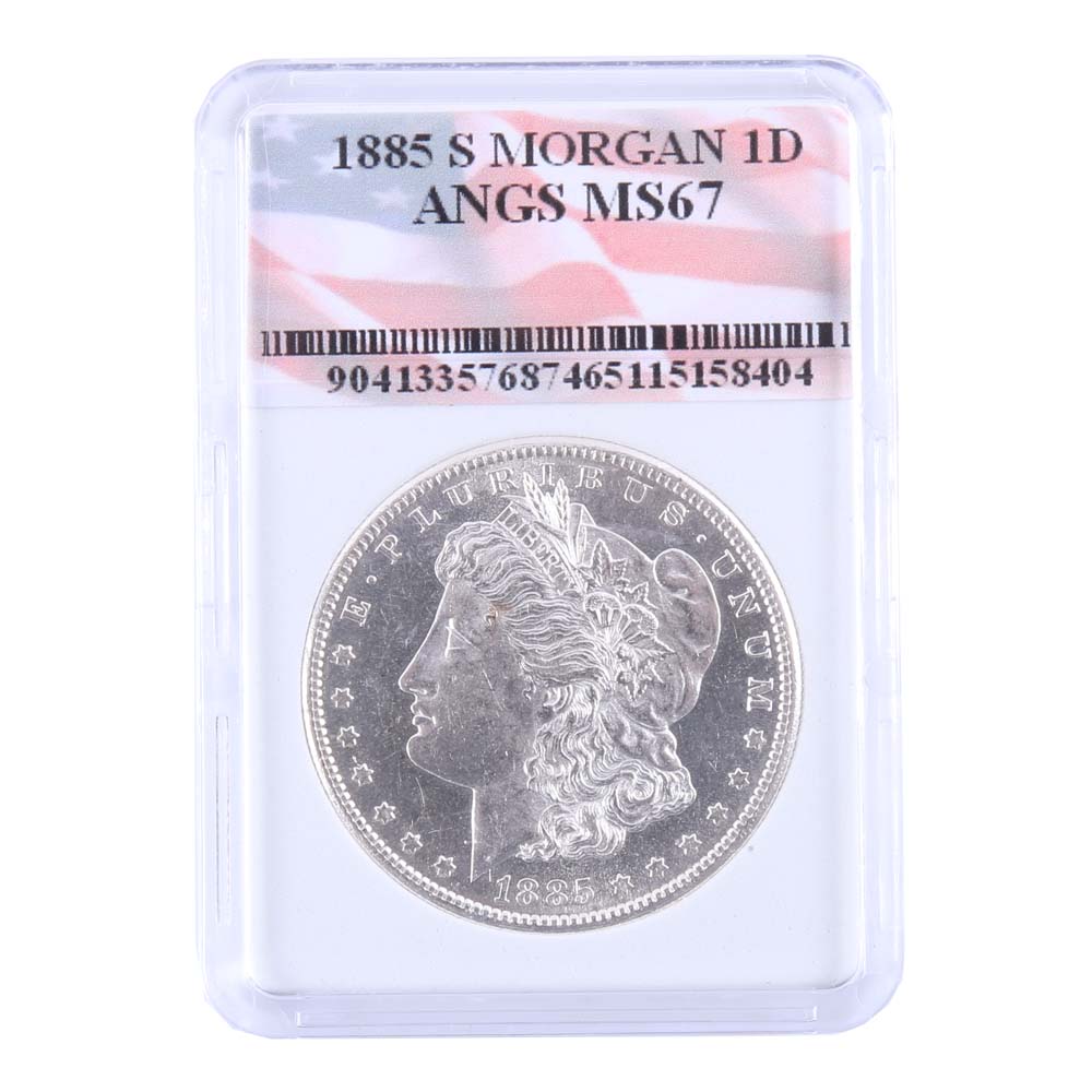 1885-S Morgan Silver Dollar