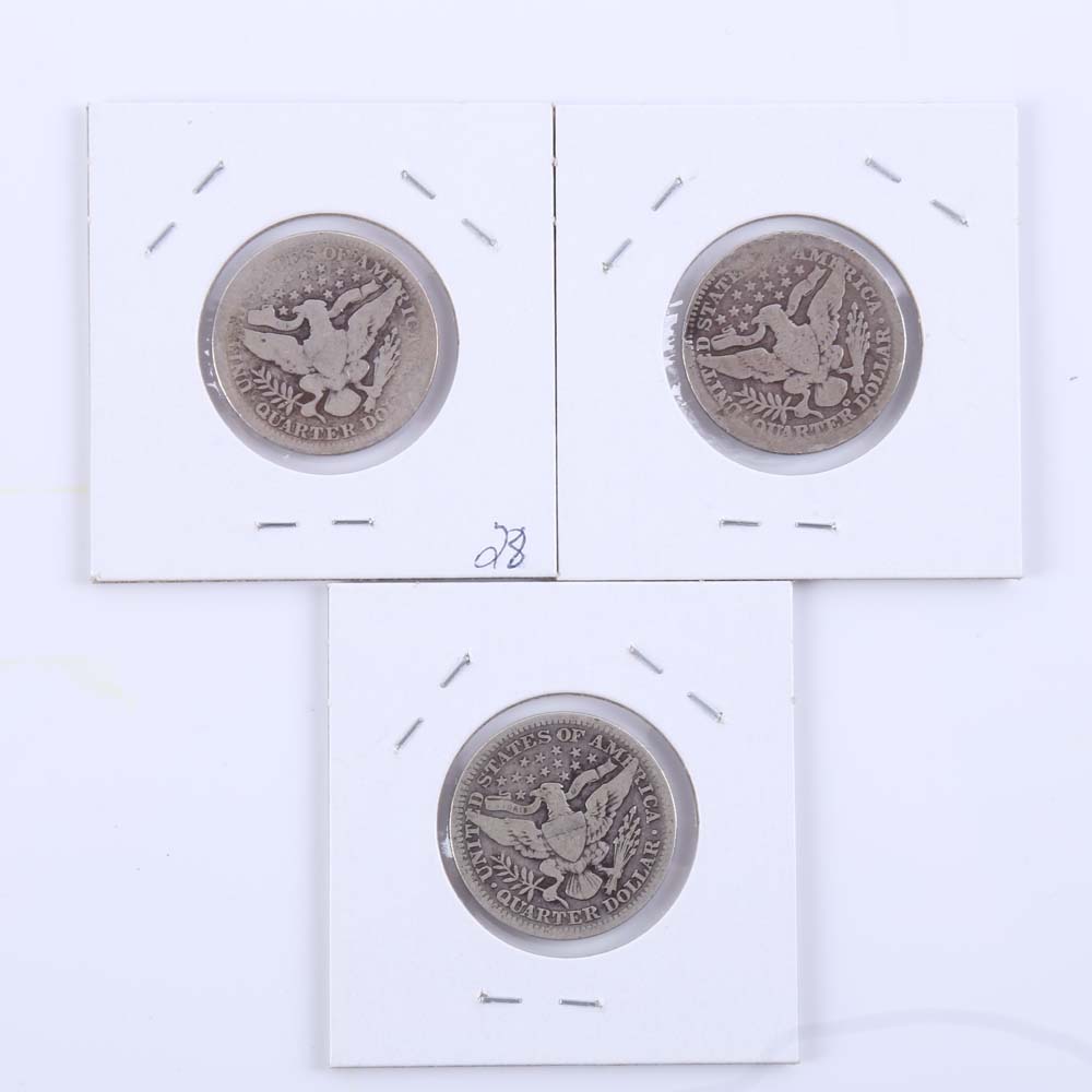 Barber Silver Quarters