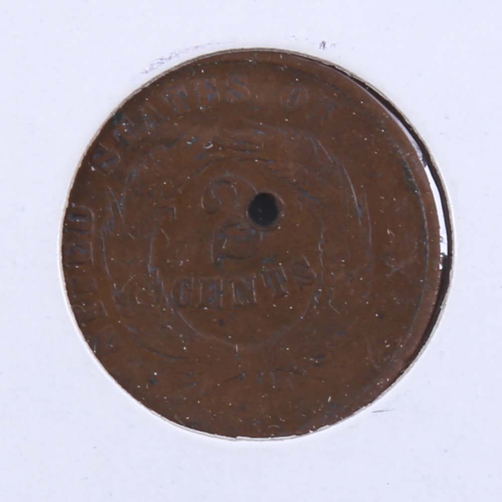 1864 Two-Cent Coin