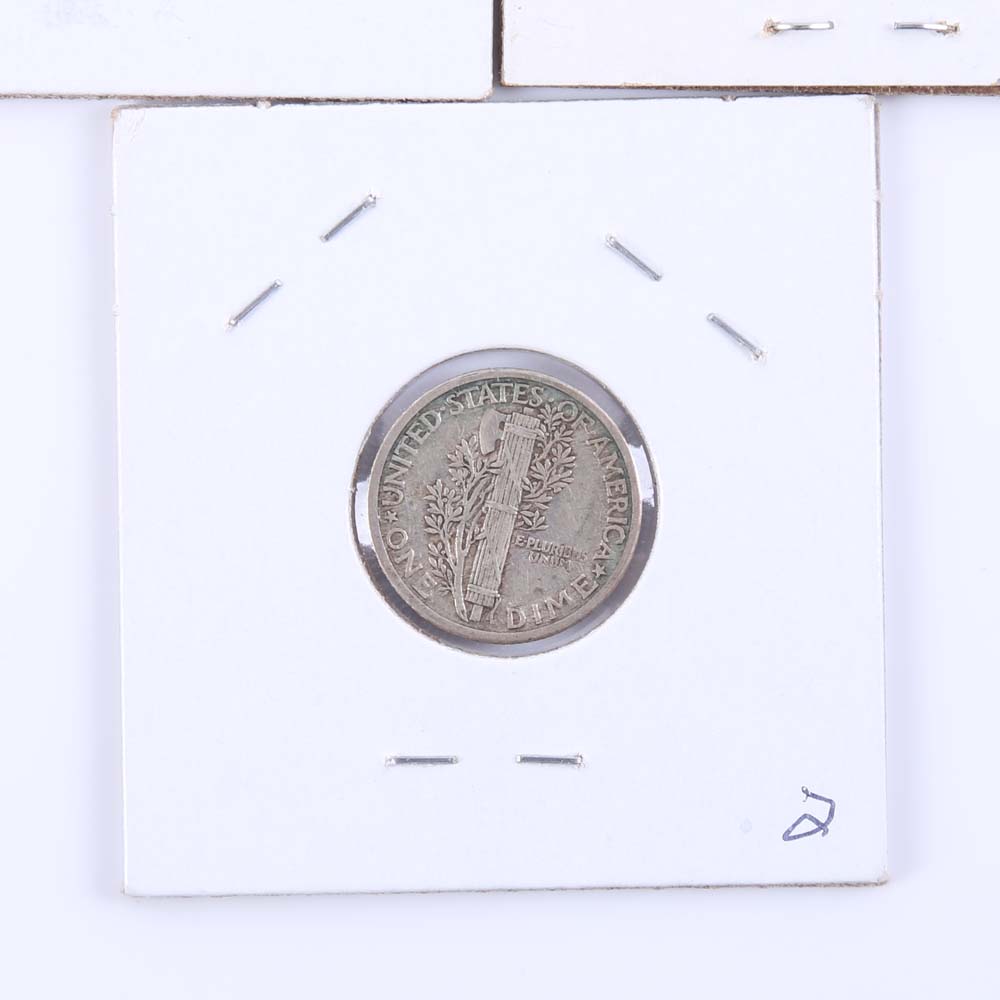 Mercury and Barber Silver Dimes