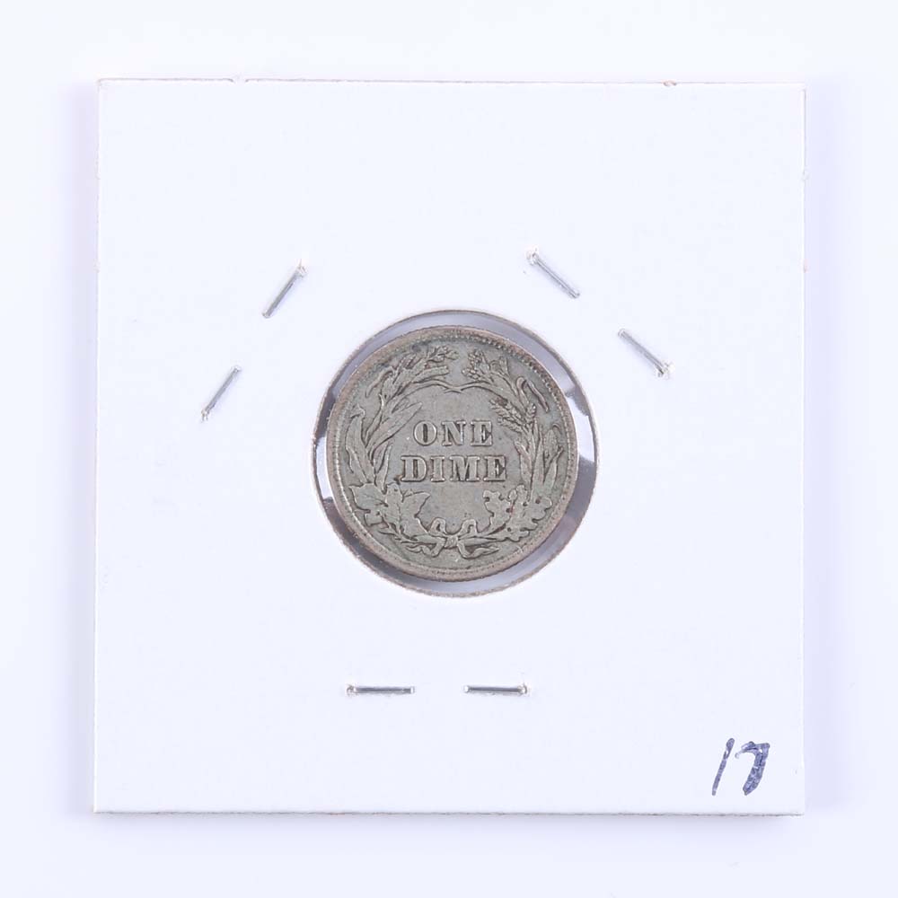 1912 Barber Silver Dime