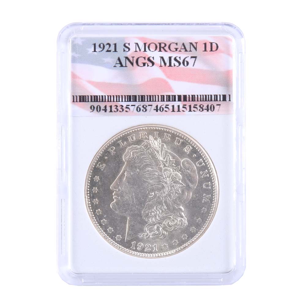 1921-S Morgan Silver Dollar