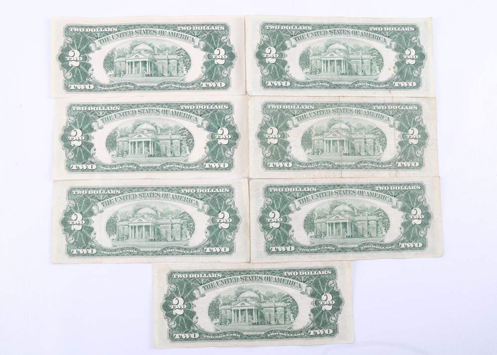 Series 1953 and 1953B Red Seal $2 Notes