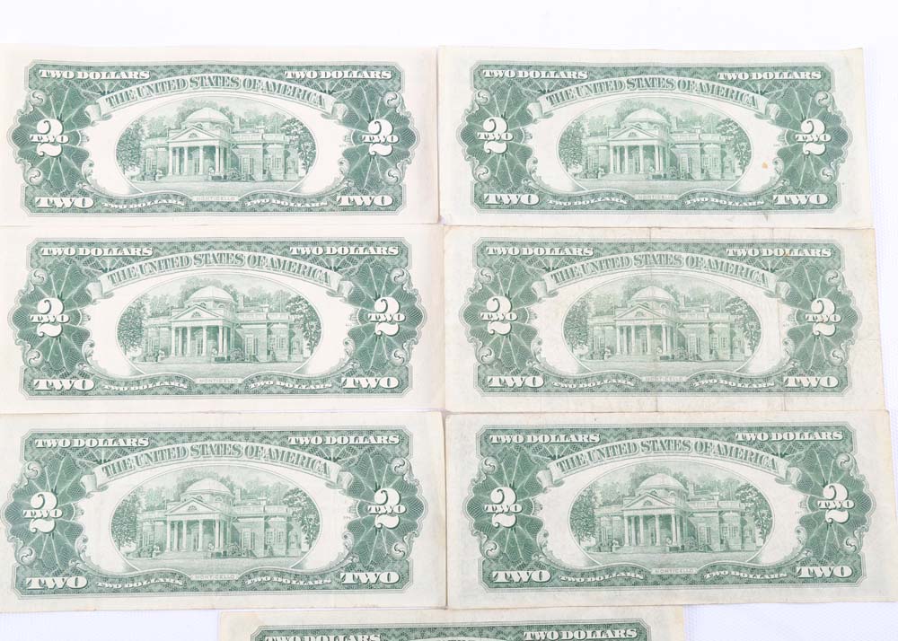 Series 1953 and 1953B Red Seal $2 Notes