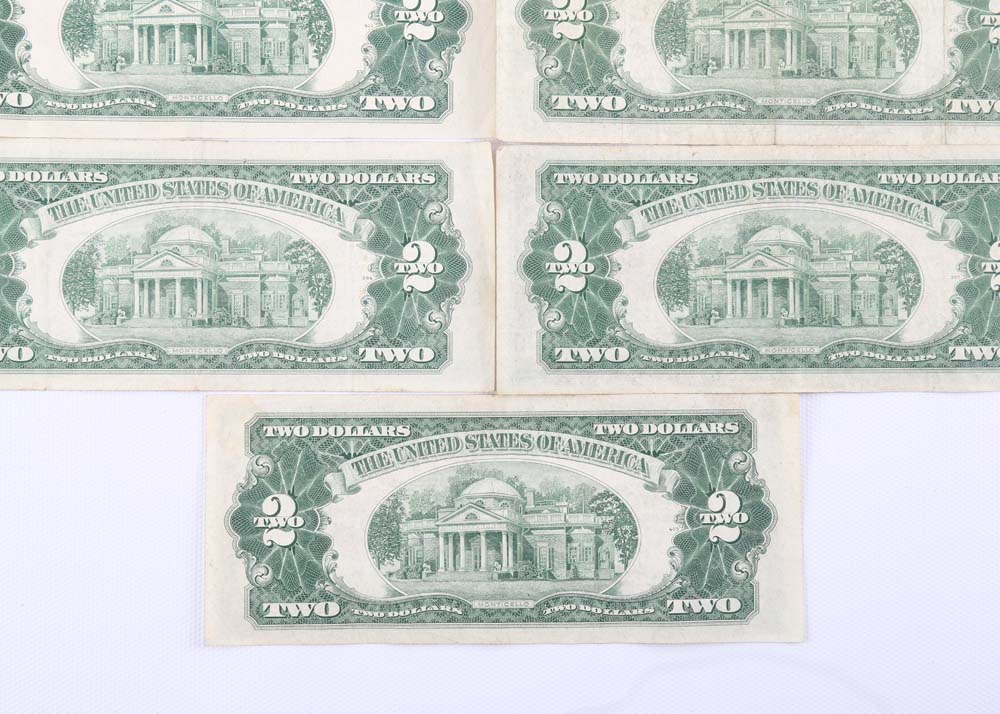 Series 1953 and 1953B Red Seal $2 Notes