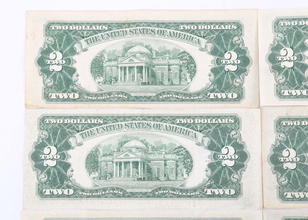 Series 1953A Red Seal $2 Notes