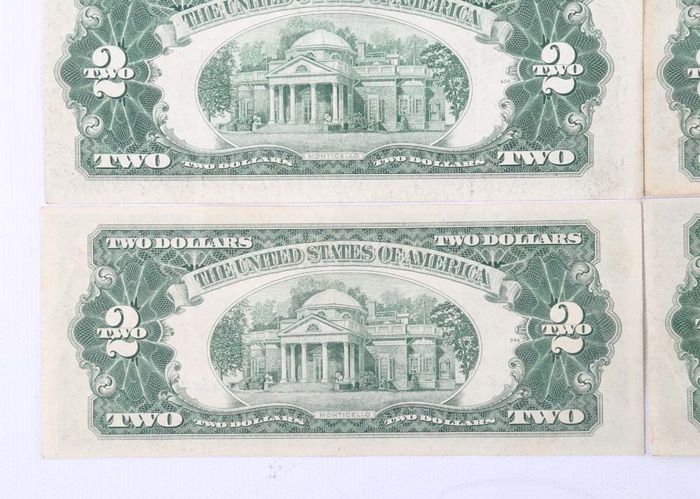 Series 1953A Red Seal $2 Notes