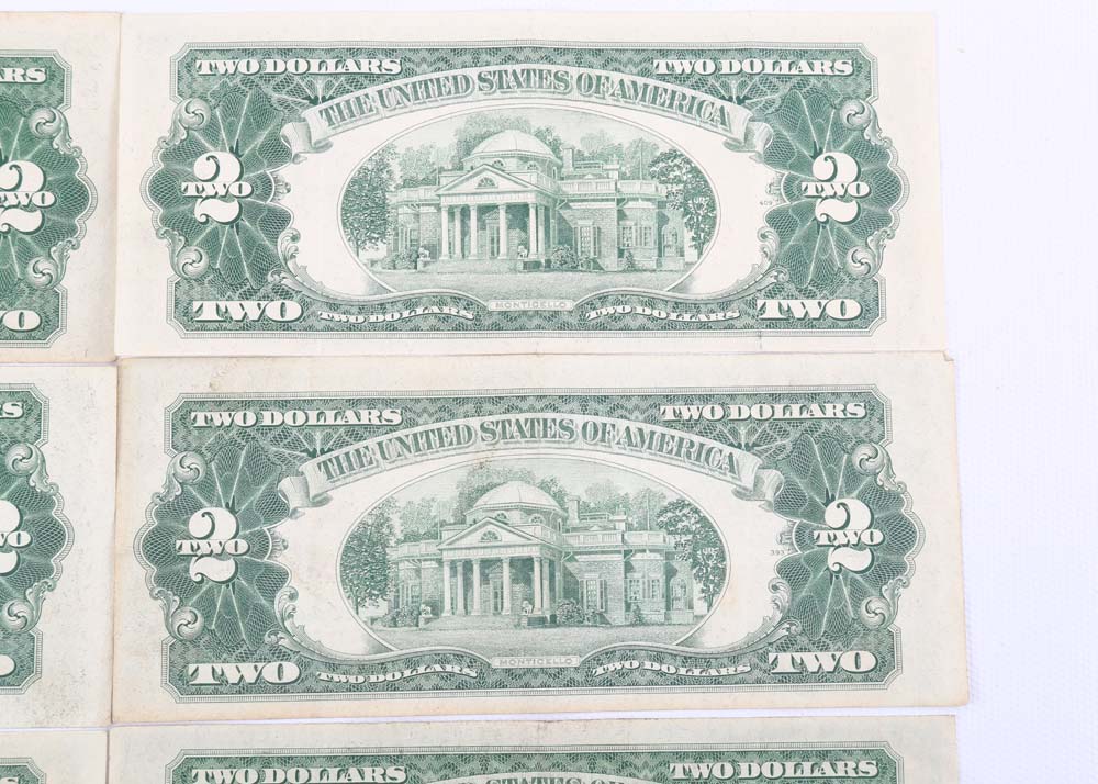 Series 1953A Red Seal $2 Notes