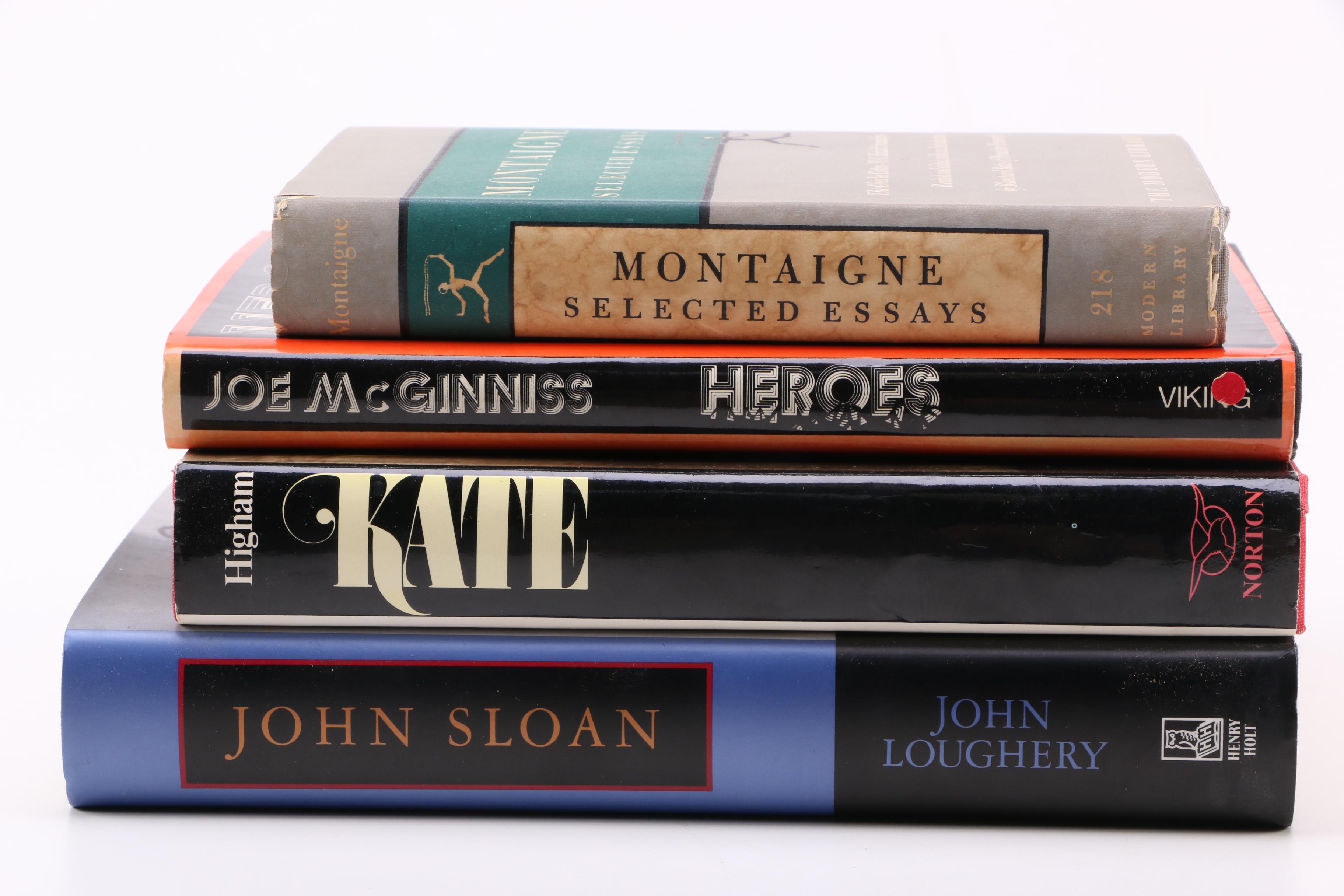Four Assorted Books Including "Heroes" by Joe McGinniss