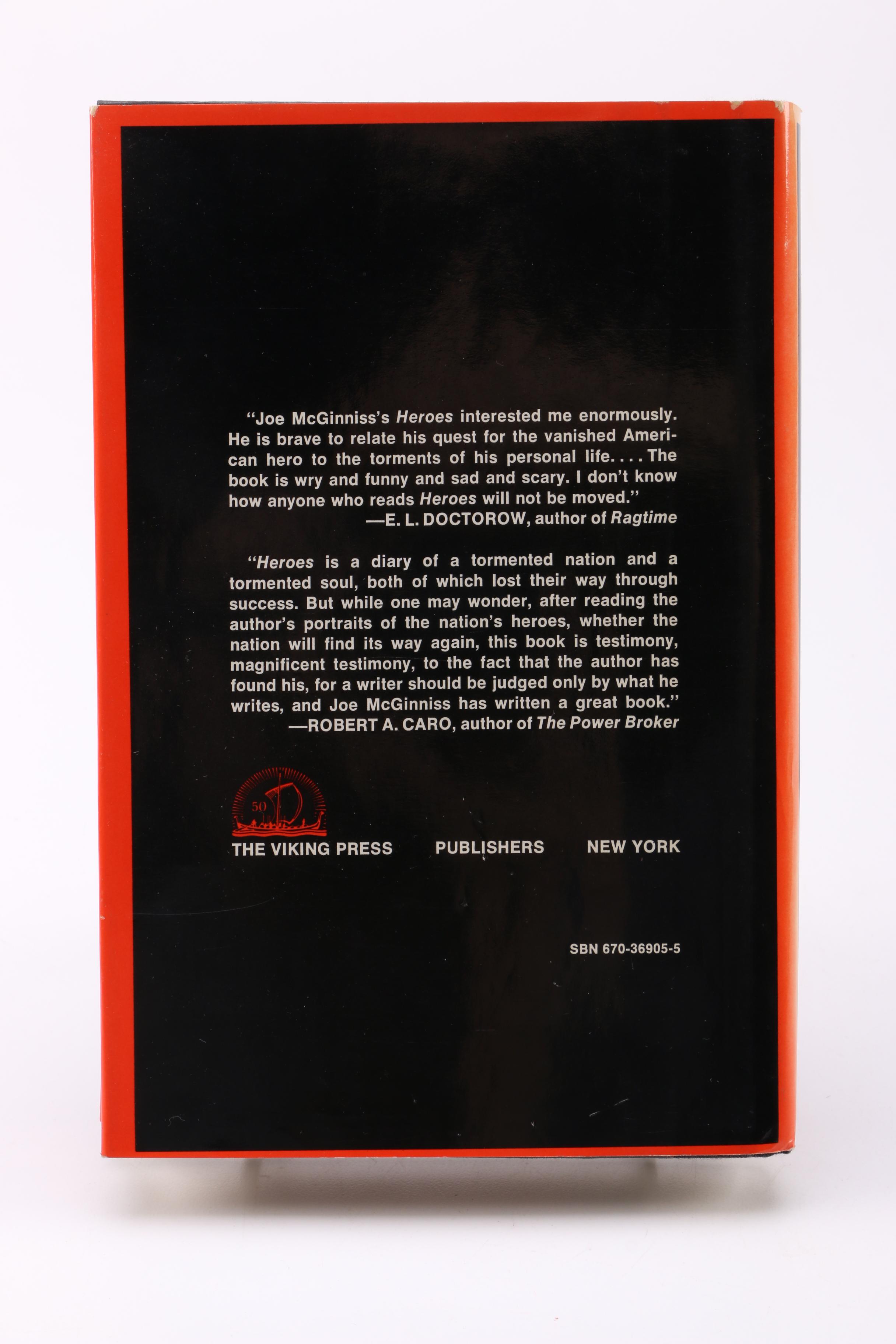 Four Assorted Books Including "Heroes" by Joe McGinniss