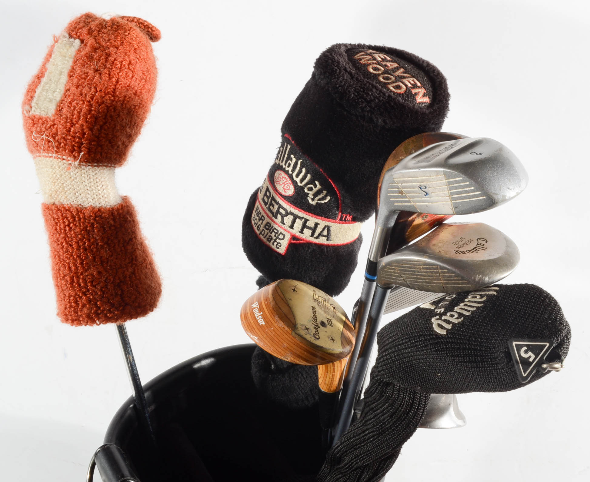 Golf Clubs, Balls, Tees, Bag