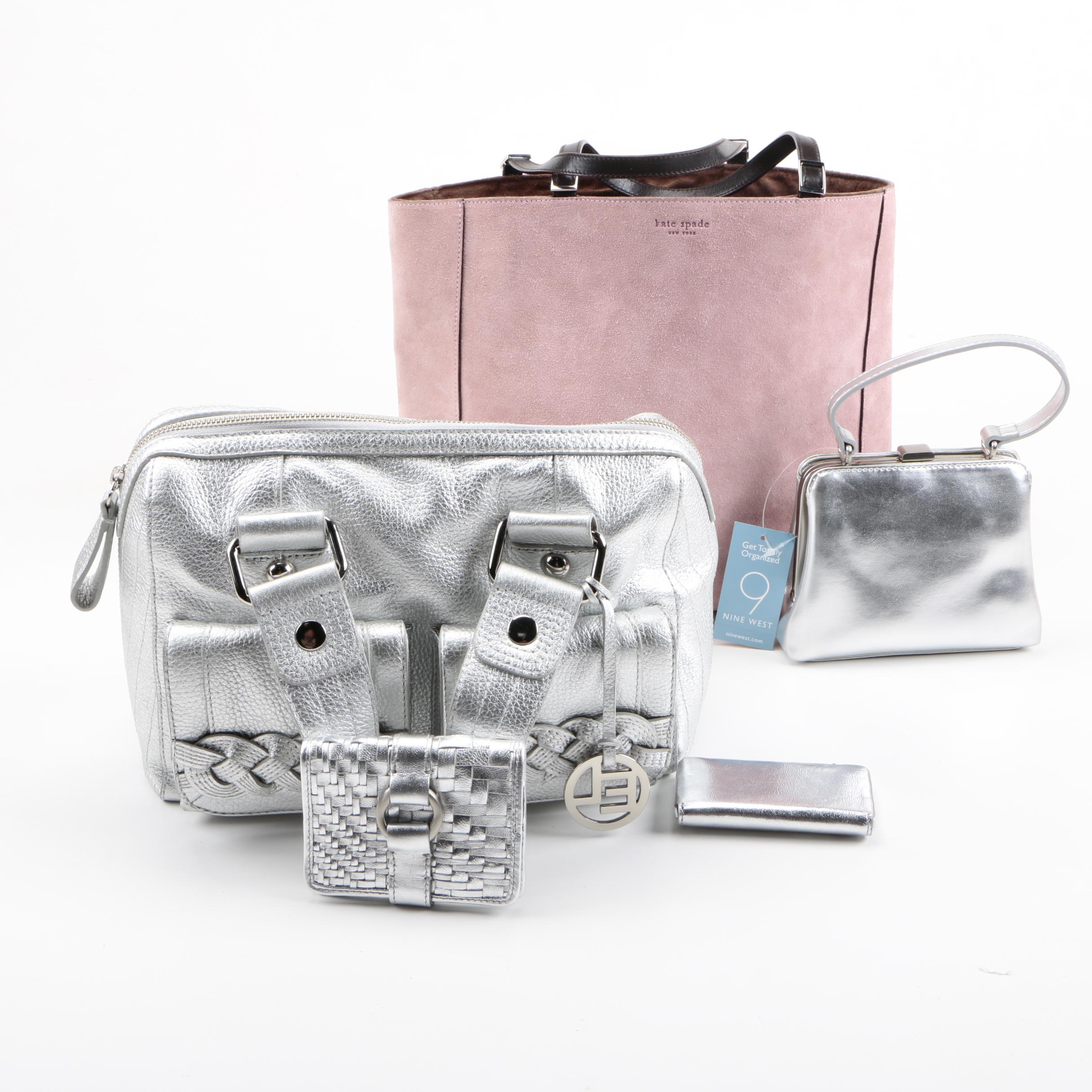 Collection of Handbags and Wallets Featuring Kate Spade